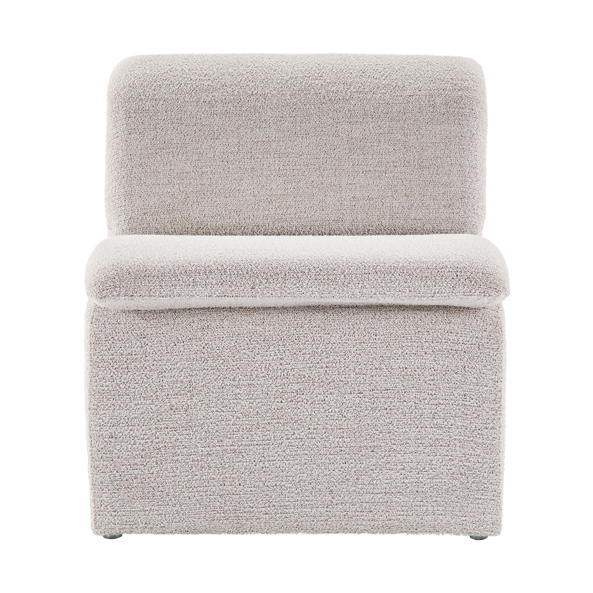 Dune Boucle Upholstered Armless Accent Chair by Modway - Best Buy Furniture