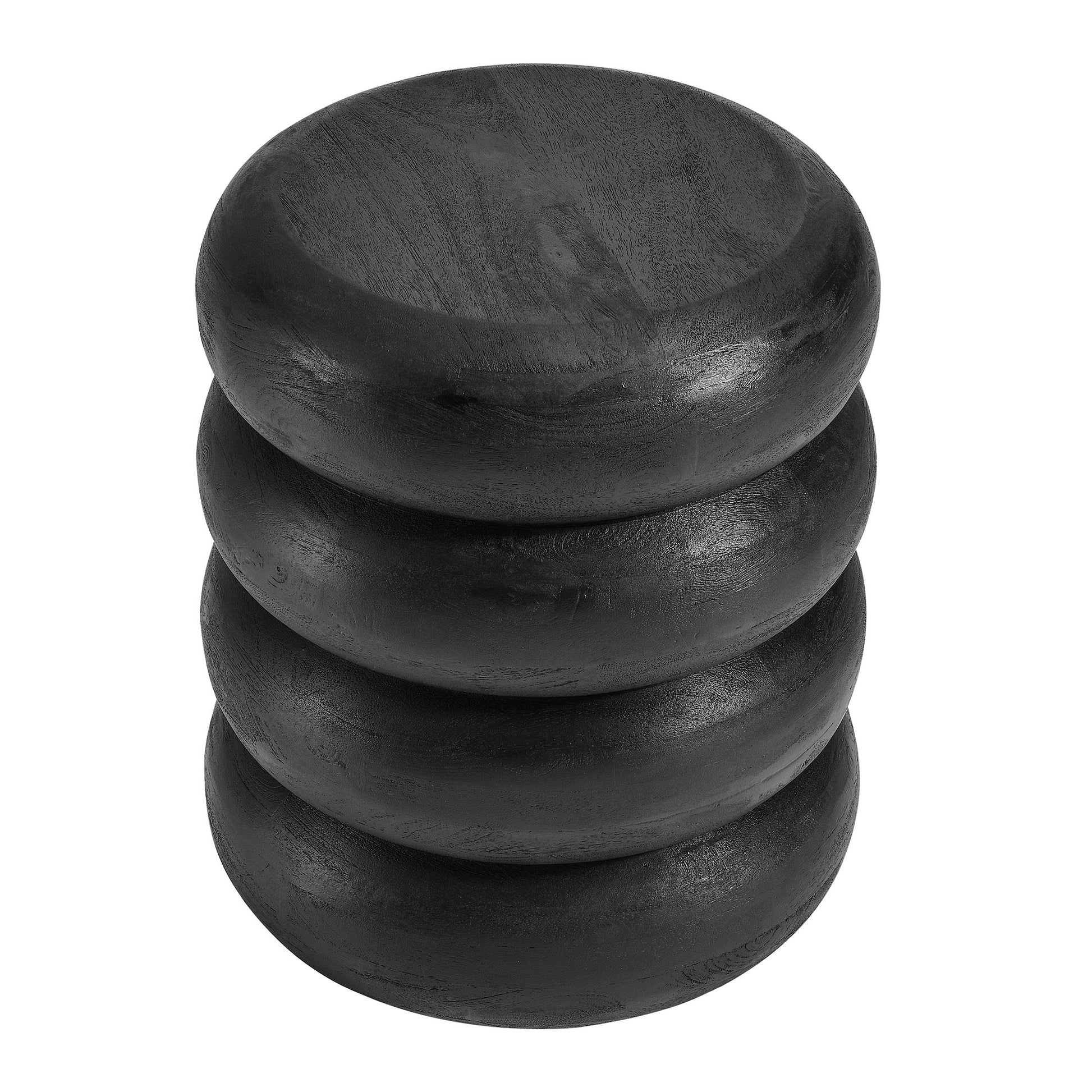 Ellery Round Stacked Wood Side Table by Modway - Best Buy Furniture
