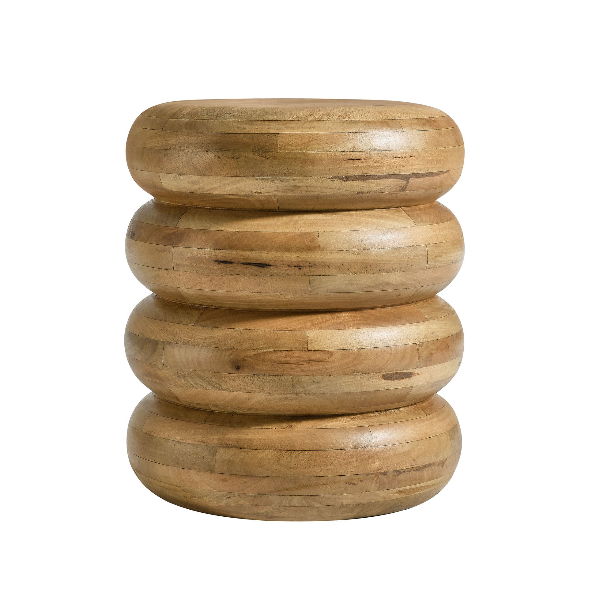 Ellery Round Stacked Wood Side Table by Modway - Best Buy Furniture