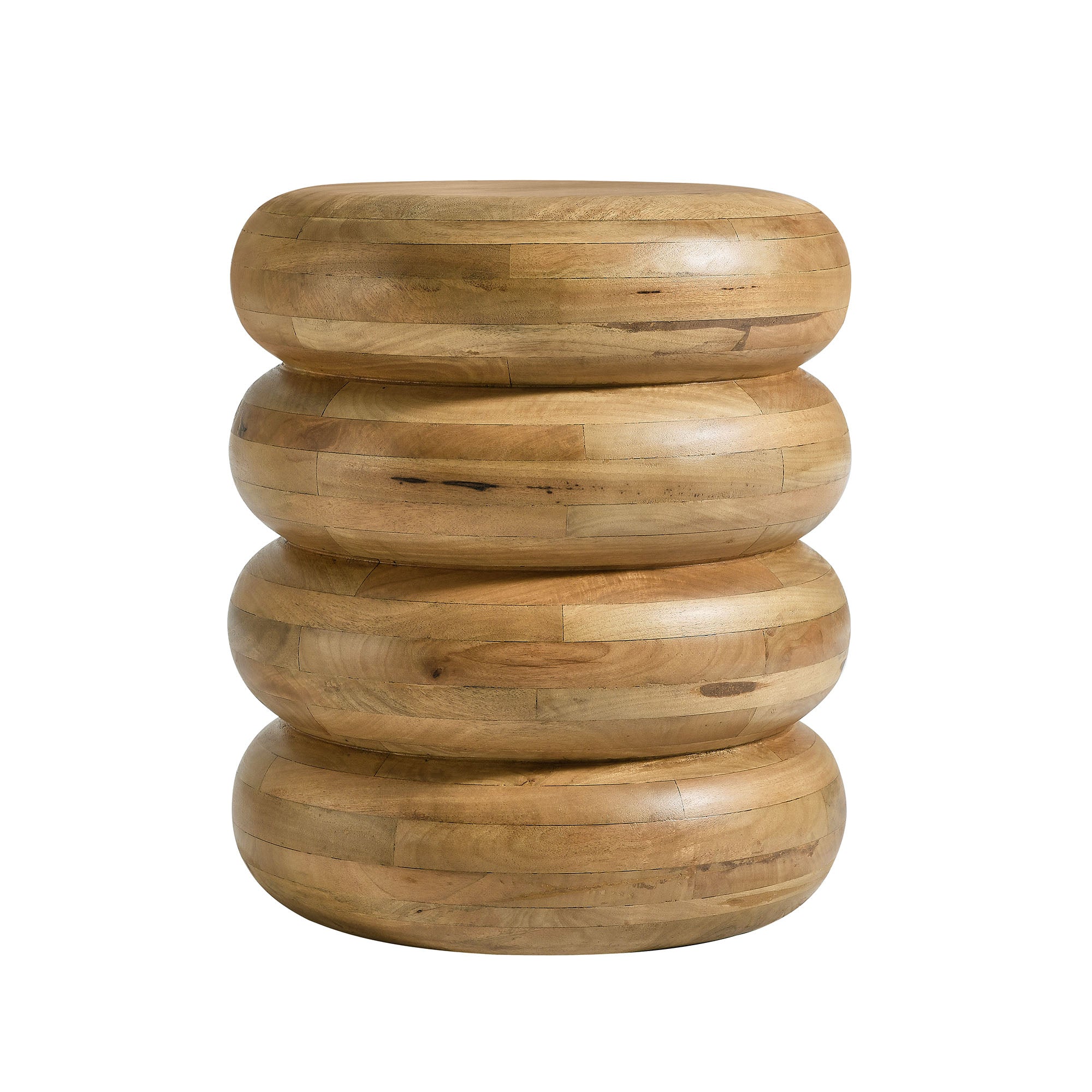 Ellery Round Stacked Wood Side Table by Modway - Best Buy Furniture