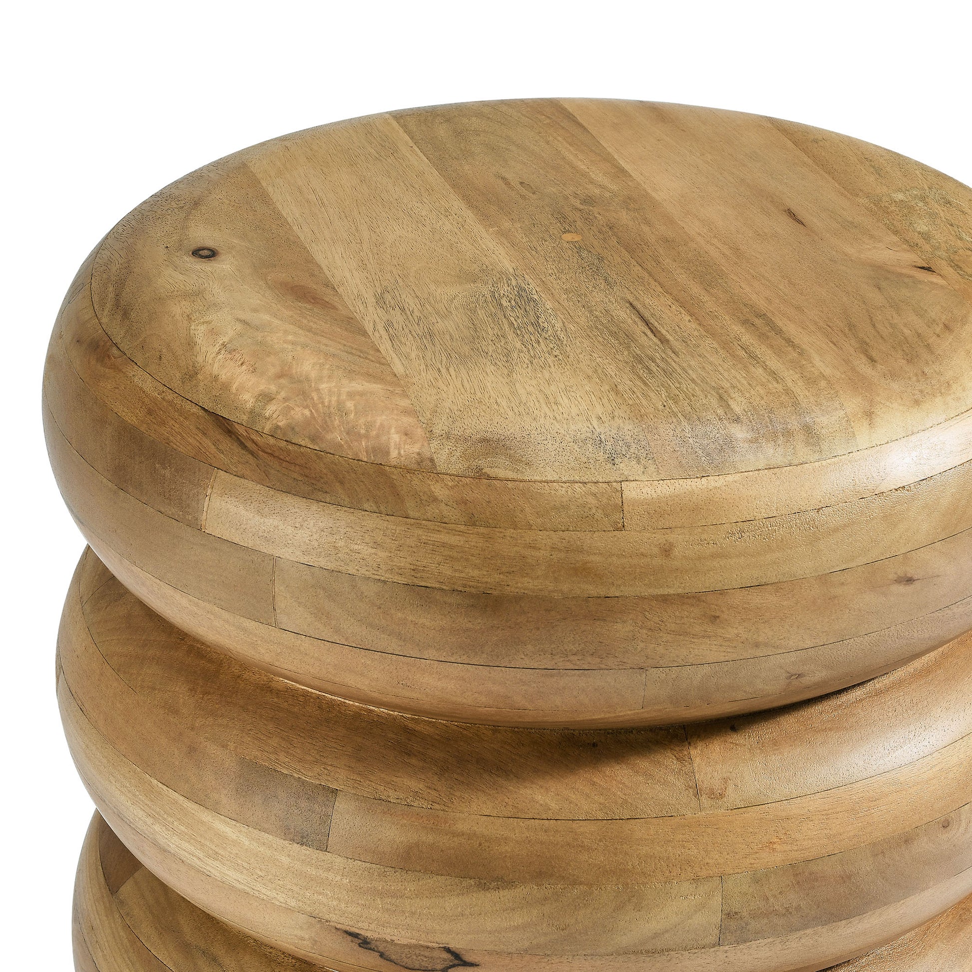 Ellery Round Stacked Wood Side Table by Modway - Best Buy Furniture
