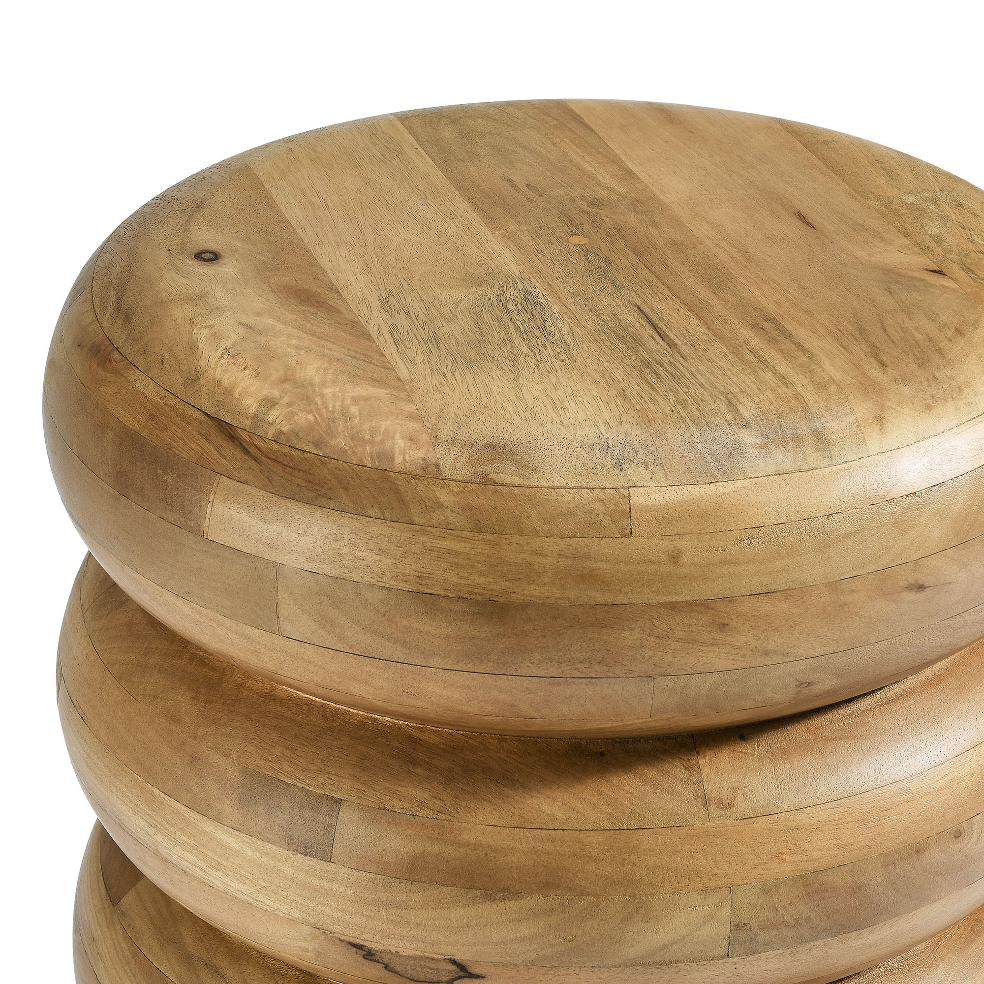Ellery Round Stacked Wood Side Table by Modway - Best Buy Furniture