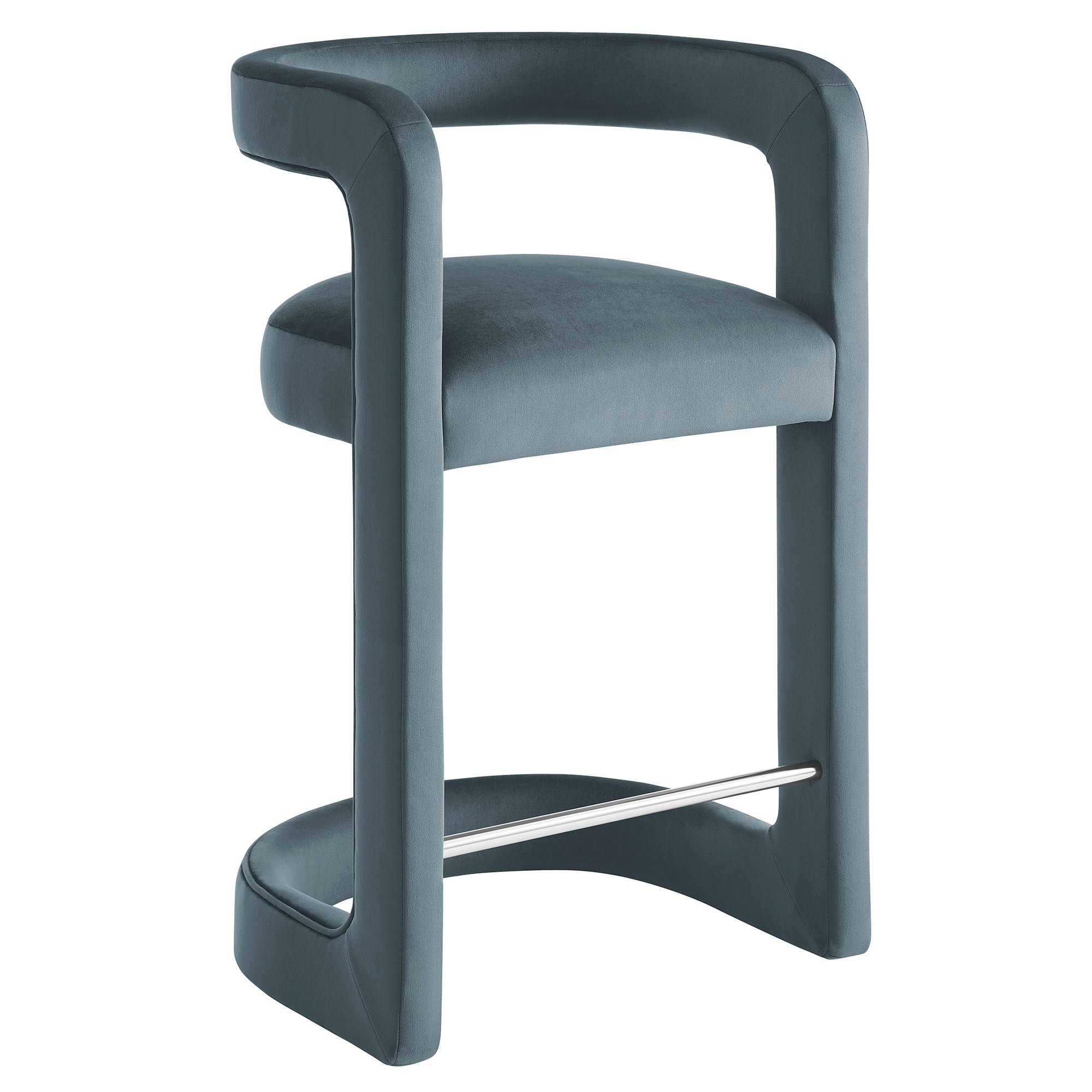 Winslow Performance Velvet Counter Stool by Modway - Best Buy Furniture