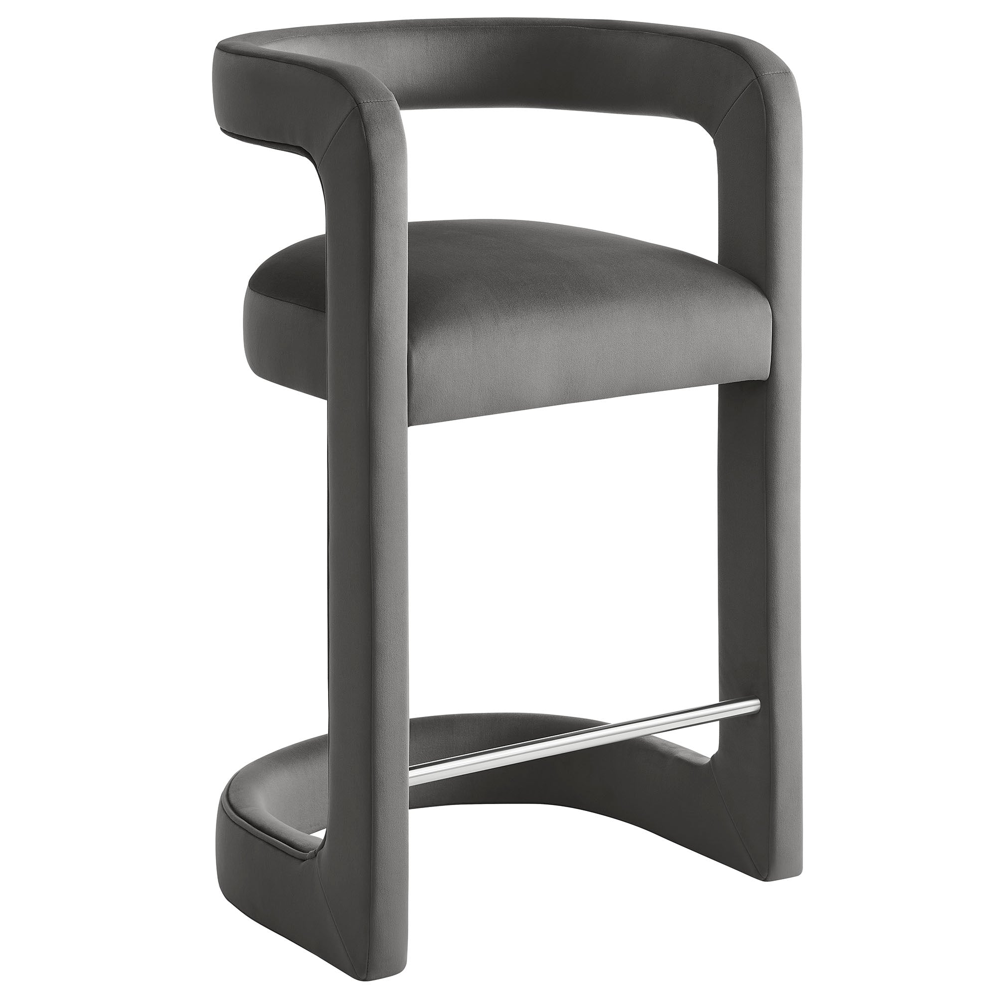 Winslow Performance Velvet Counter Stool by Modway - Best Buy Furniture