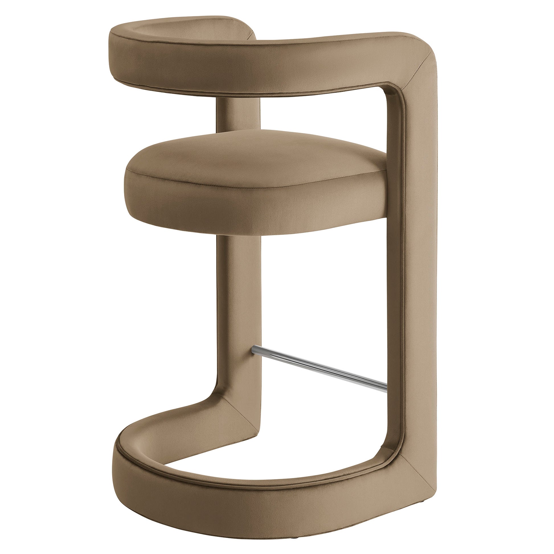 Winslow Performance Velvet Counter Stool by Modway - Best Buy Furniture