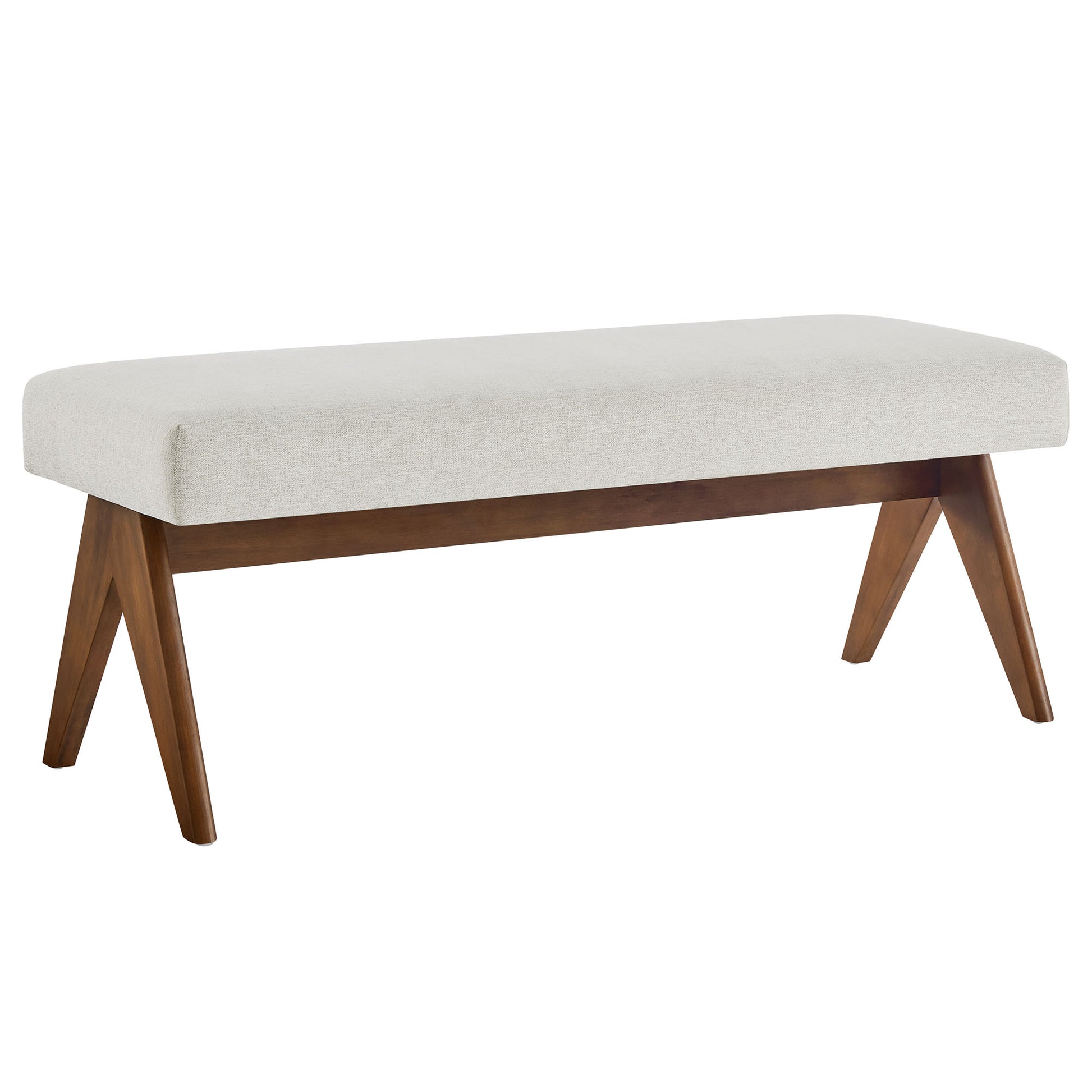 Lyra 47" Fabric Upholstered Bench by Modway - Best Buy Furniture