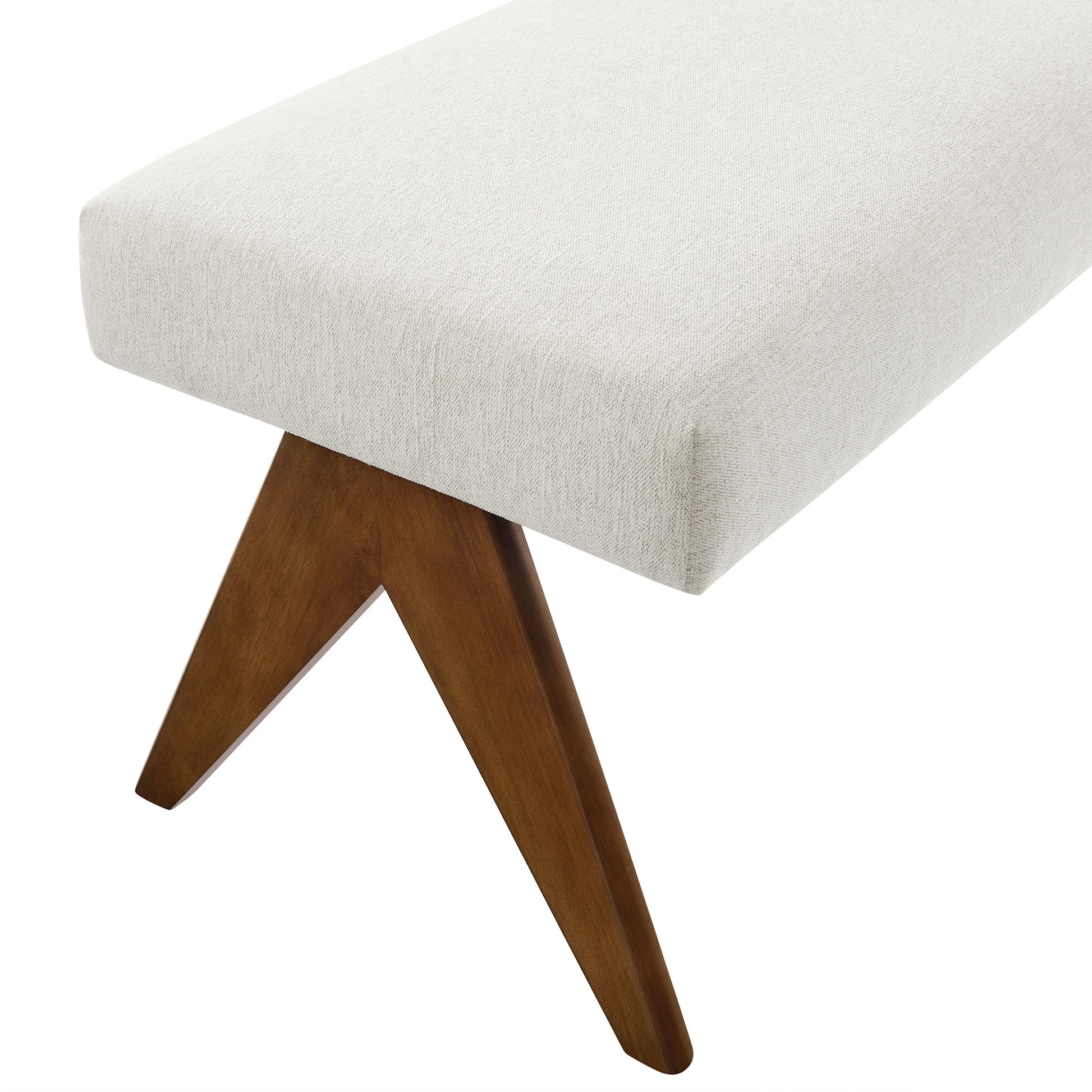 Lyra 47" Fabric Upholstered Bench by Modway - Best Buy Furniture