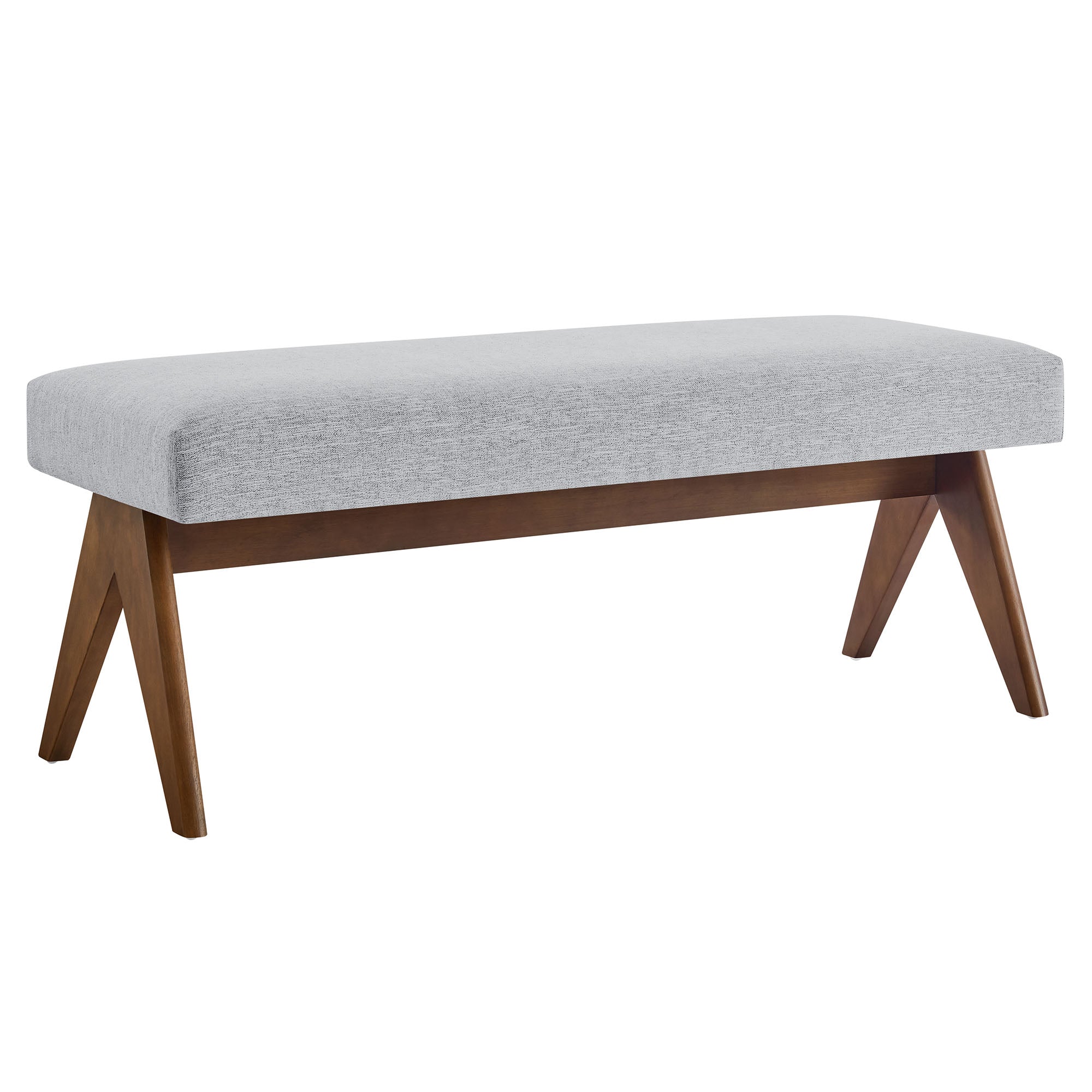 Lyra 47" Fabric Upholstered Bench by Modway - Best Buy Furniture