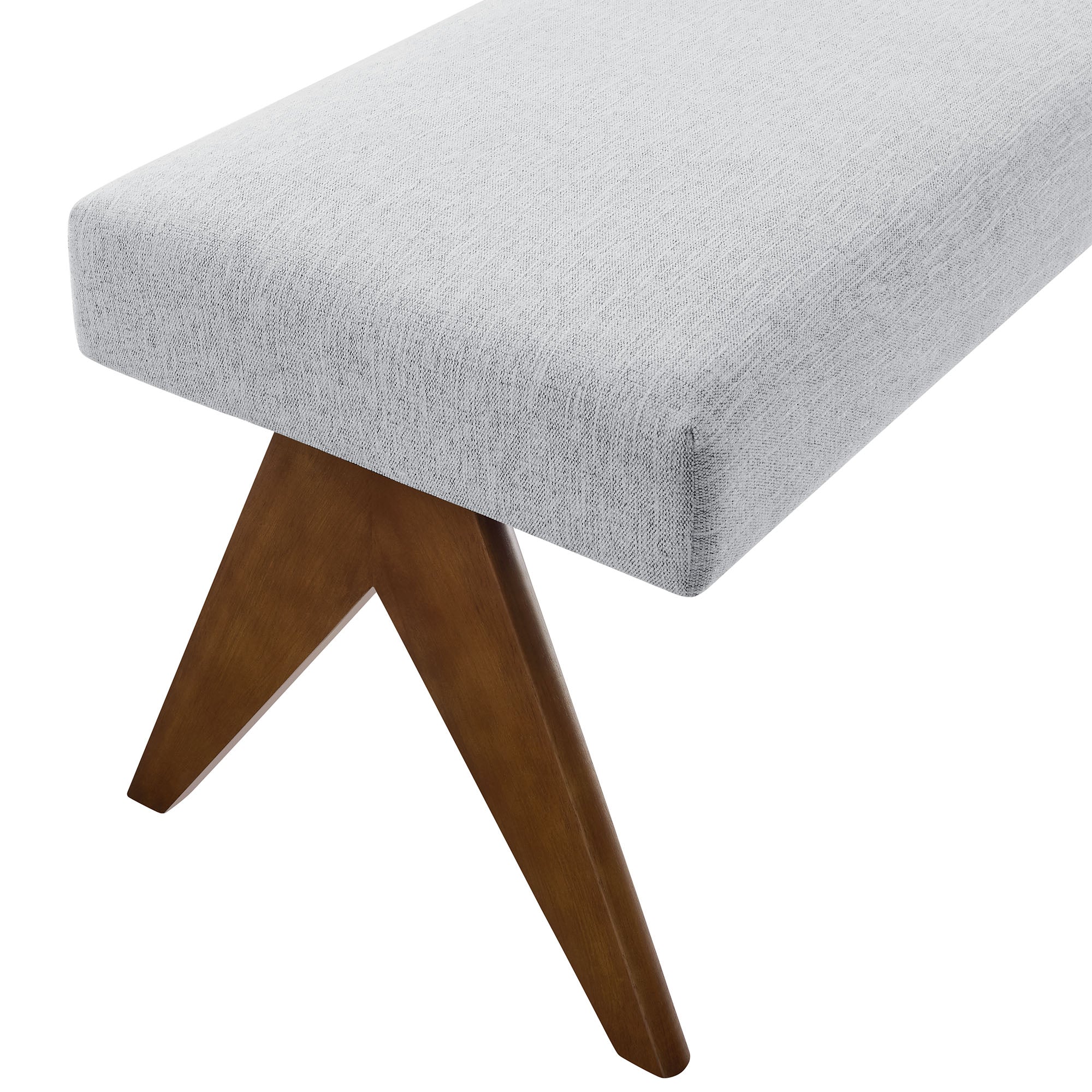 Lyra 47" Fabric Upholstered Bench by Modway - Best Buy Furniture