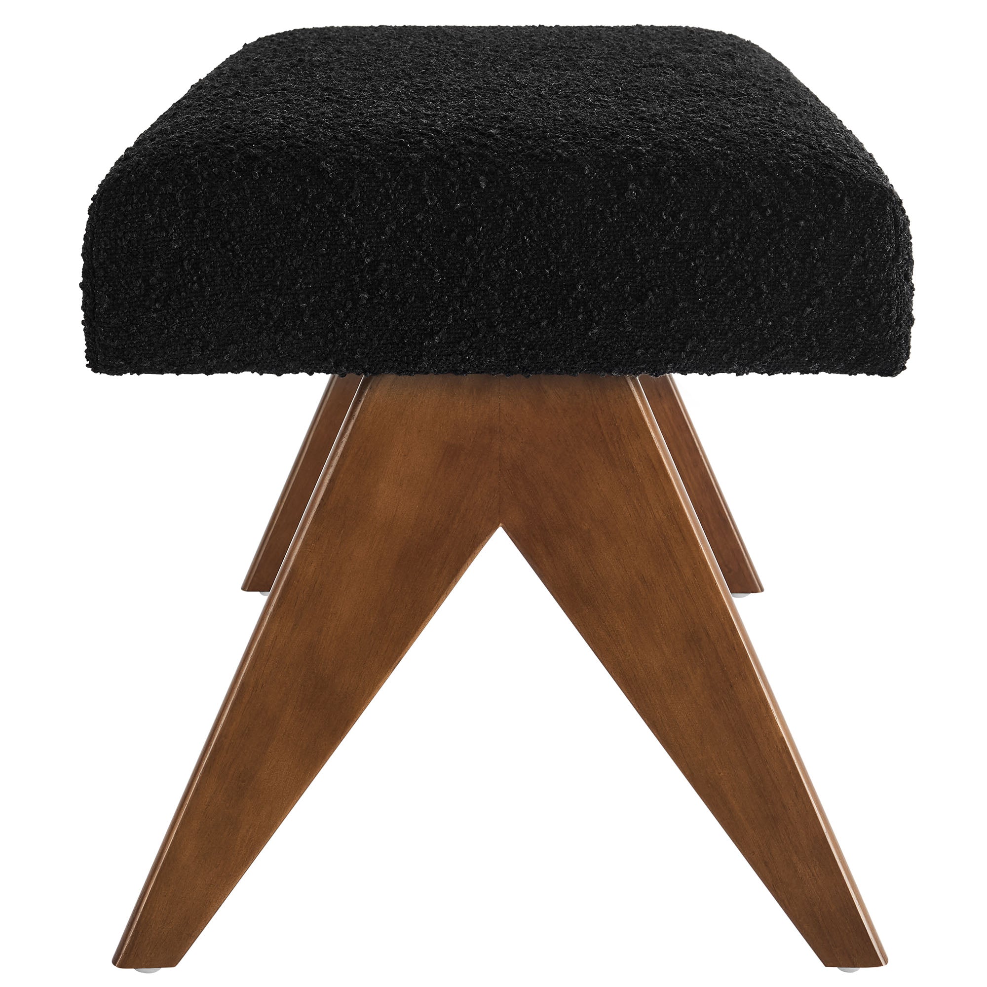 Lyra 47" Boucle Upholstered Bench by Modway - Best Buy Furniture