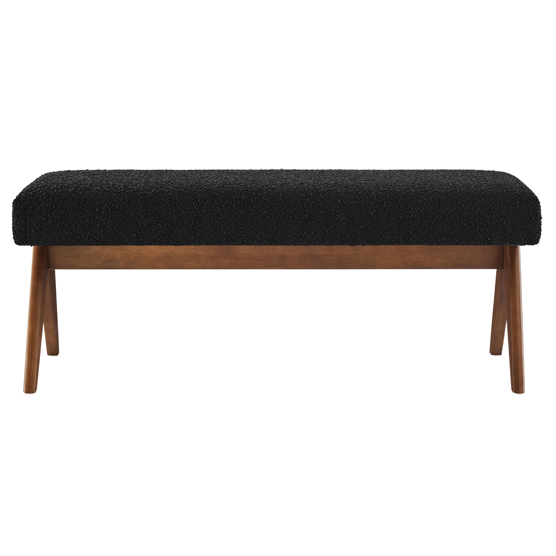Lyra 47" Boucle Upholstered Bench by Modway - Best Buy Furniture