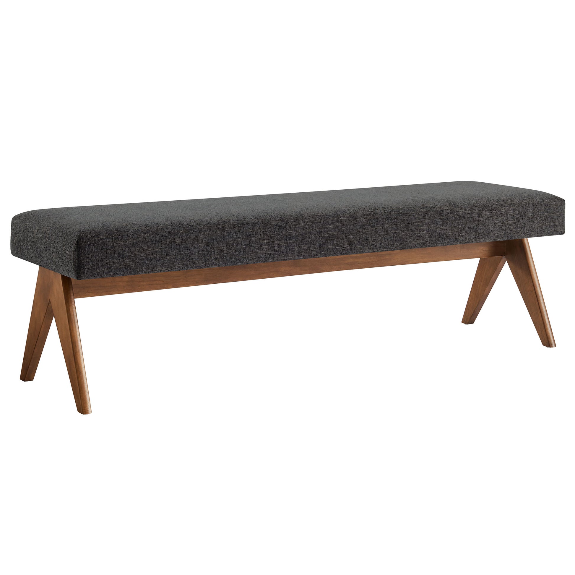 Lyra 63" Fabric Upholstered Bench by Modway - Best Buy Furniture