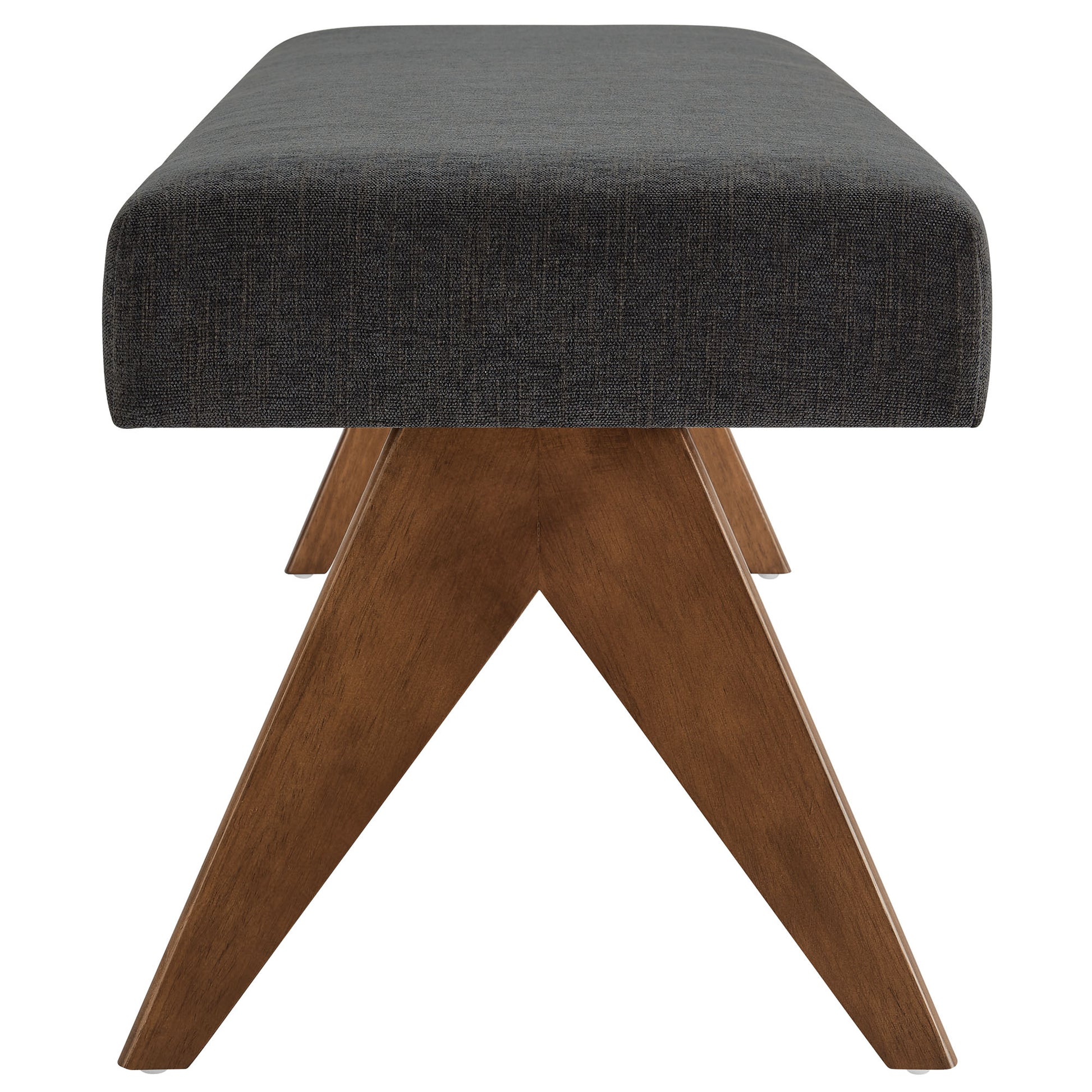 Lyra 63" Fabric Upholstered Bench by Modway - Best Buy Furniture