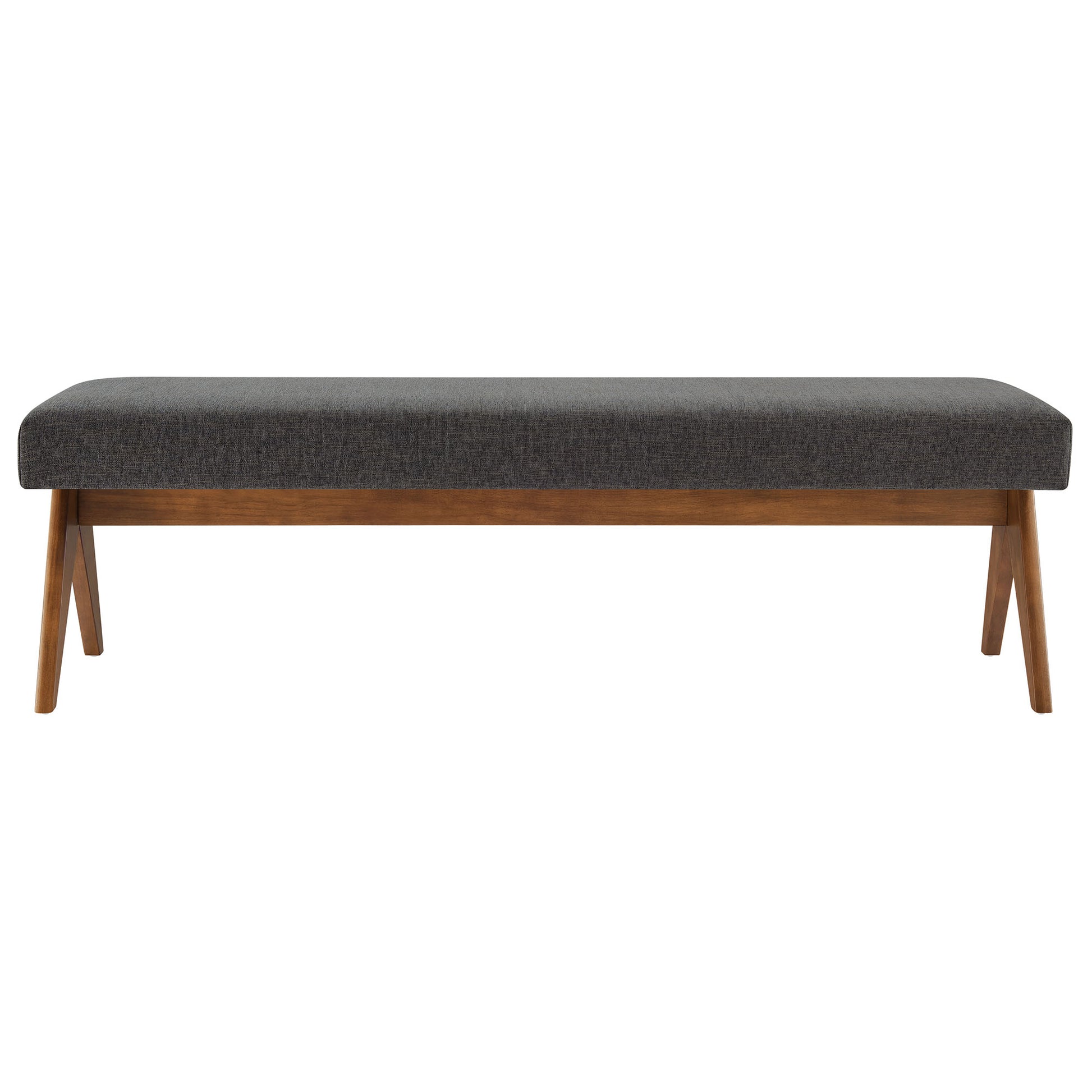 Lyra 63" Fabric Upholstered Bench by Modway - Best Buy Furniture