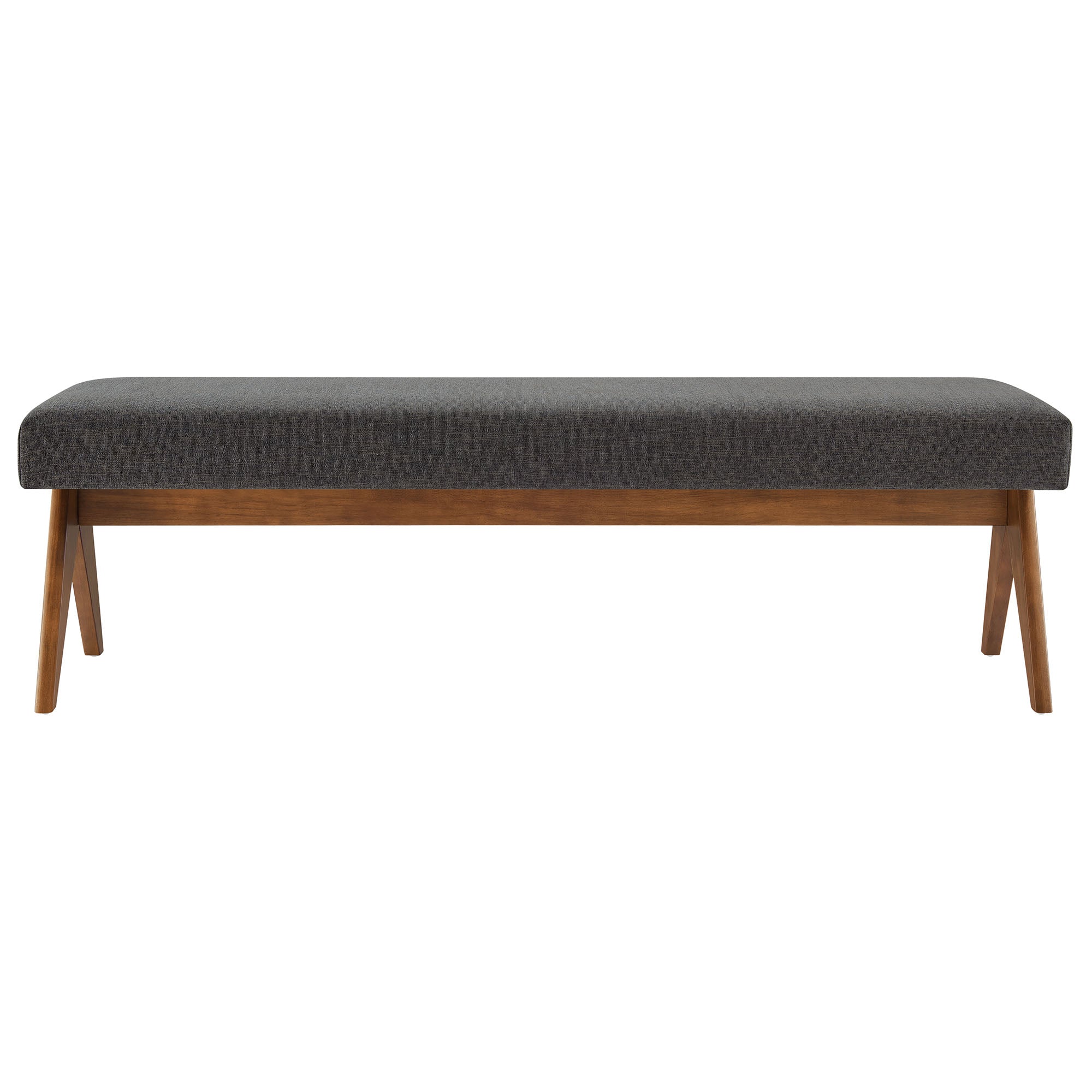 Lyra 63" Fabric Upholstered Bench by Modway - Best Buy Furniture
