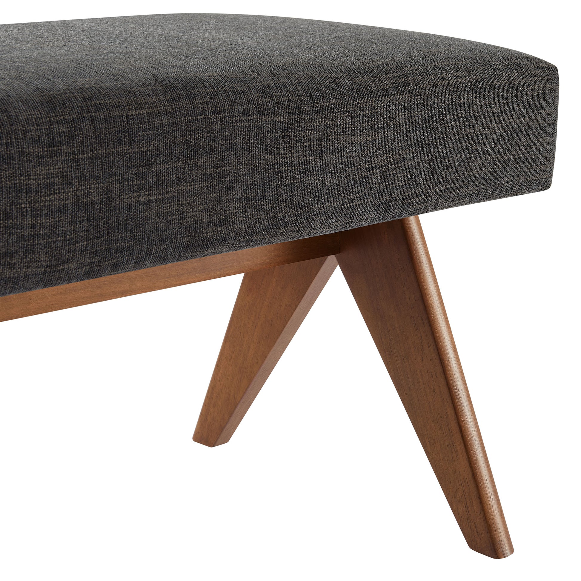 Lyra 63" Fabric Upholstered Bench by Modway - Best Buy Furniture
