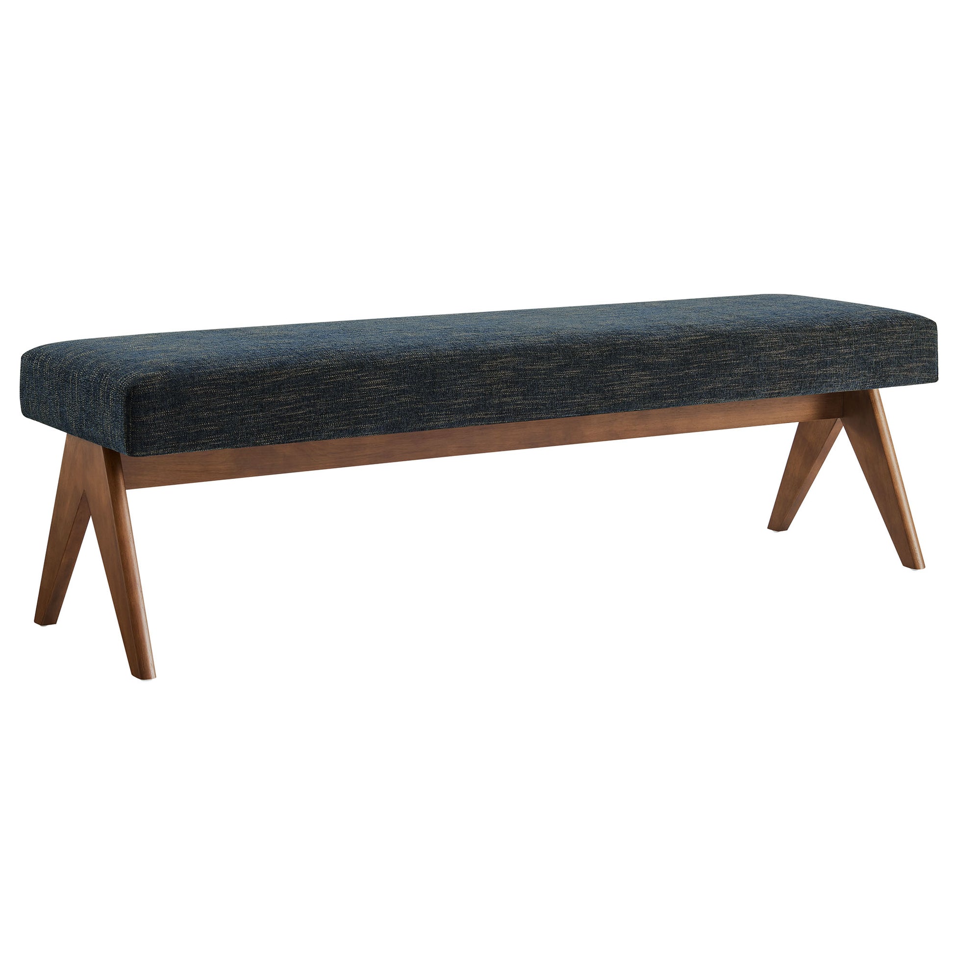 Lyra 63" Fabric Upholstered Bench by Modway - Best Buy Furniture
