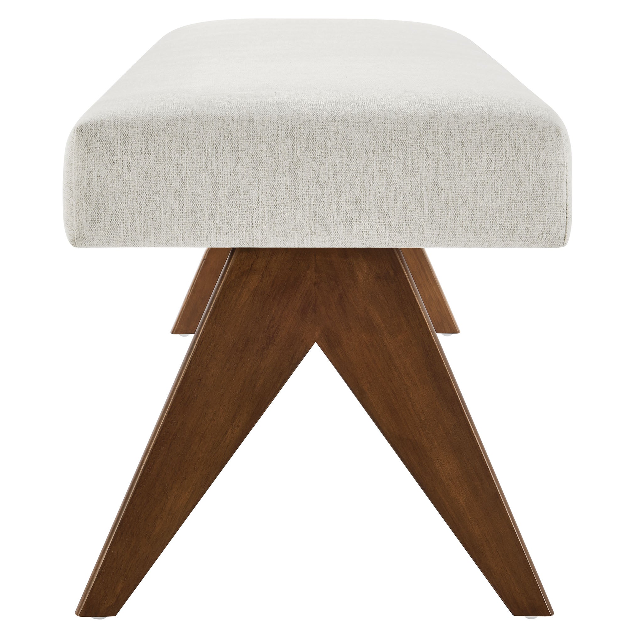 Lyra 63" Fabric Upholstered Bench by Modway - Best Buy Furniture