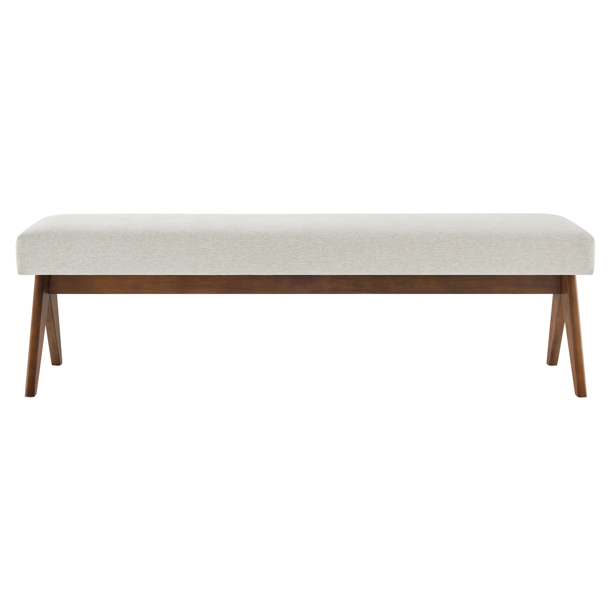 Lyra 63" Fabric Upholstered Bench by Modway - Best Buy Furniture