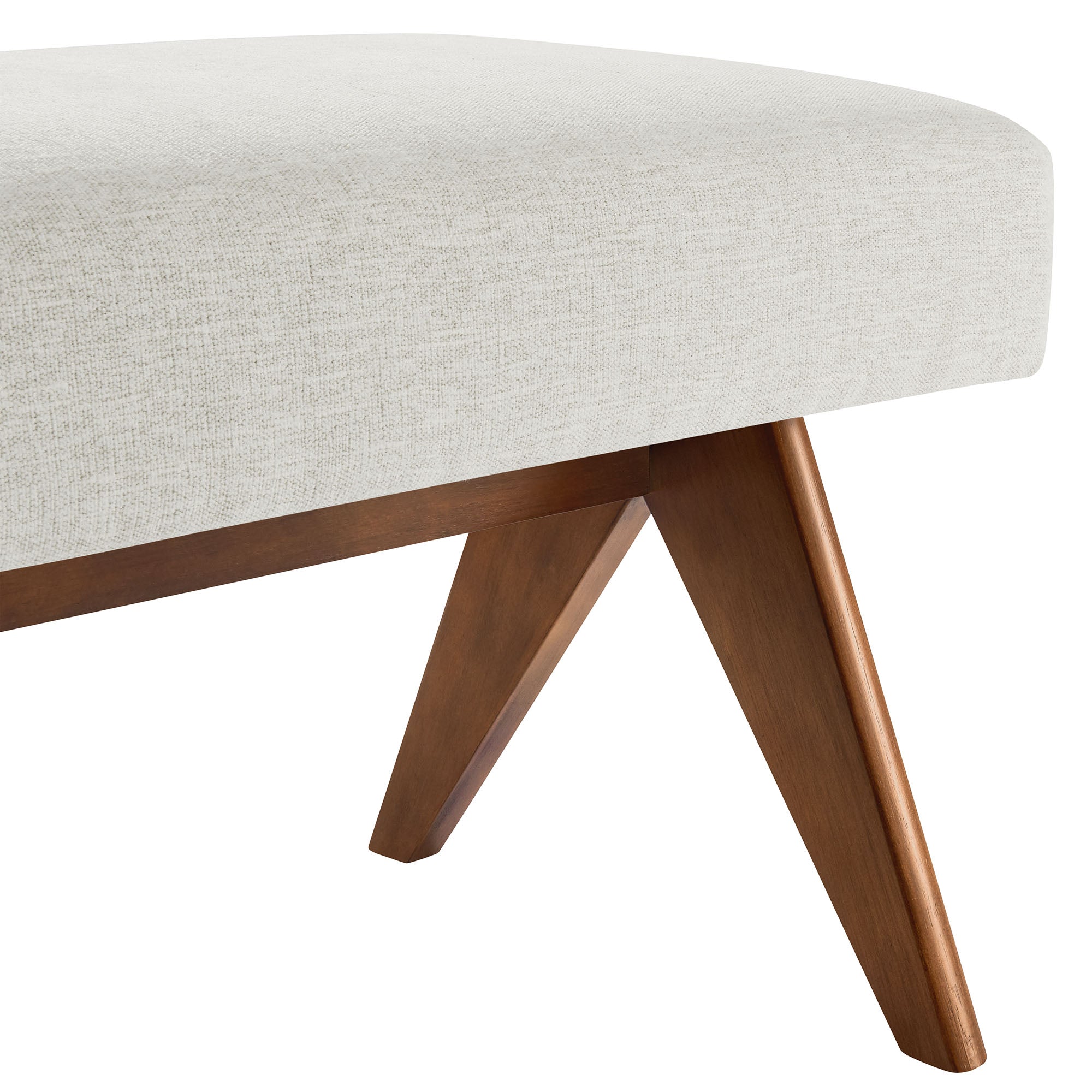 Lyra 63" Fabric Upholstered Bench by Modway - Best Buy Furniture