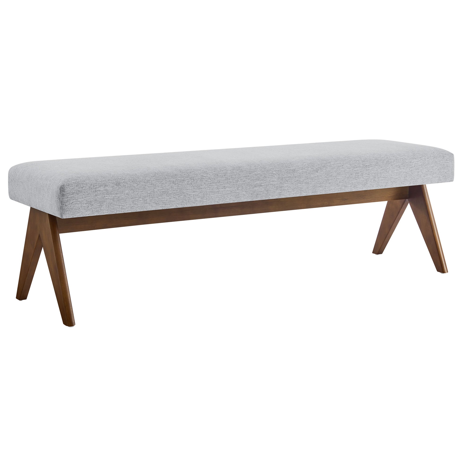 Lyra 63" Fabric Upholstered Bench by Modway - Best Buy Furniture