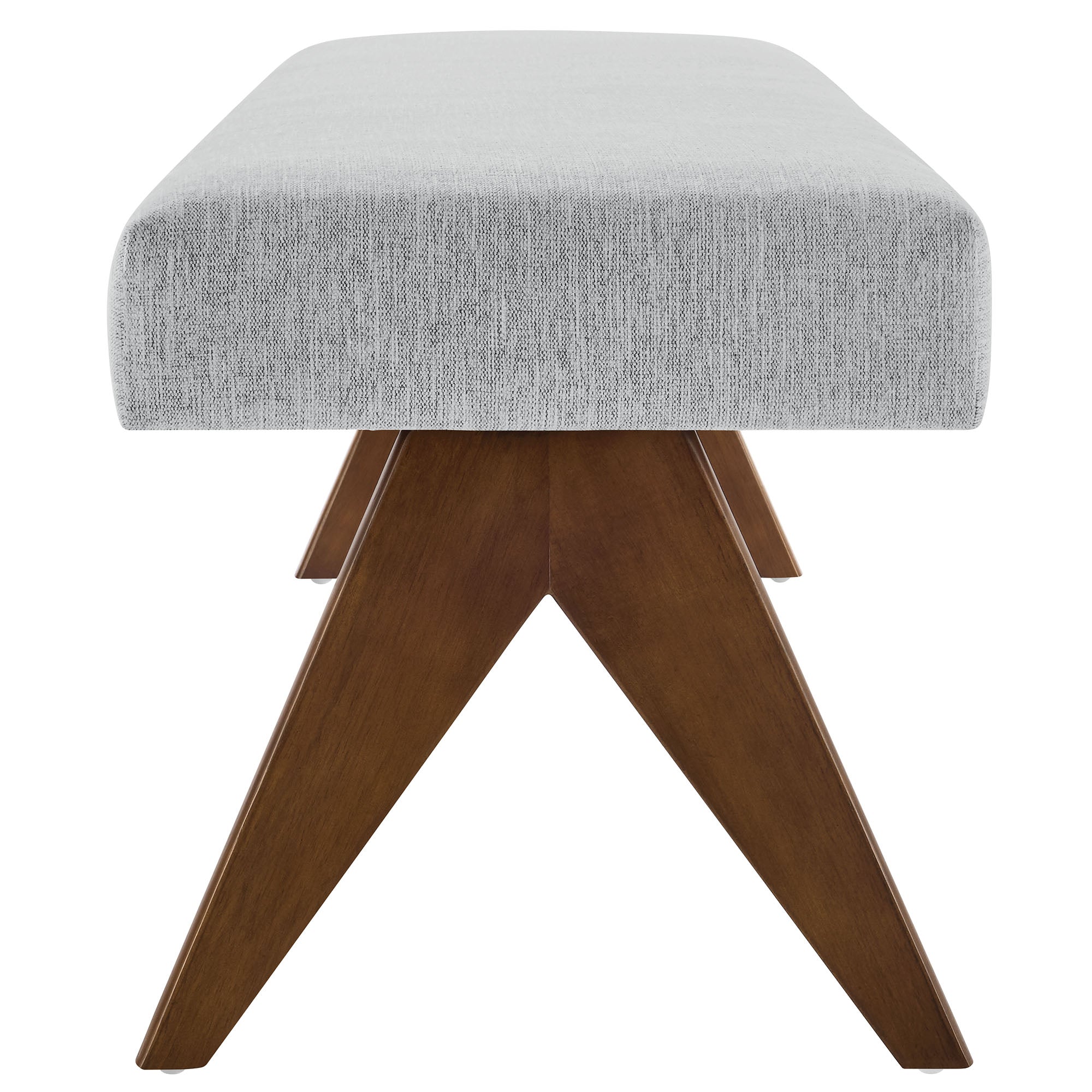 Lyra 63" Fabric Upholstered Bench by Modway - Best Buy Furniture