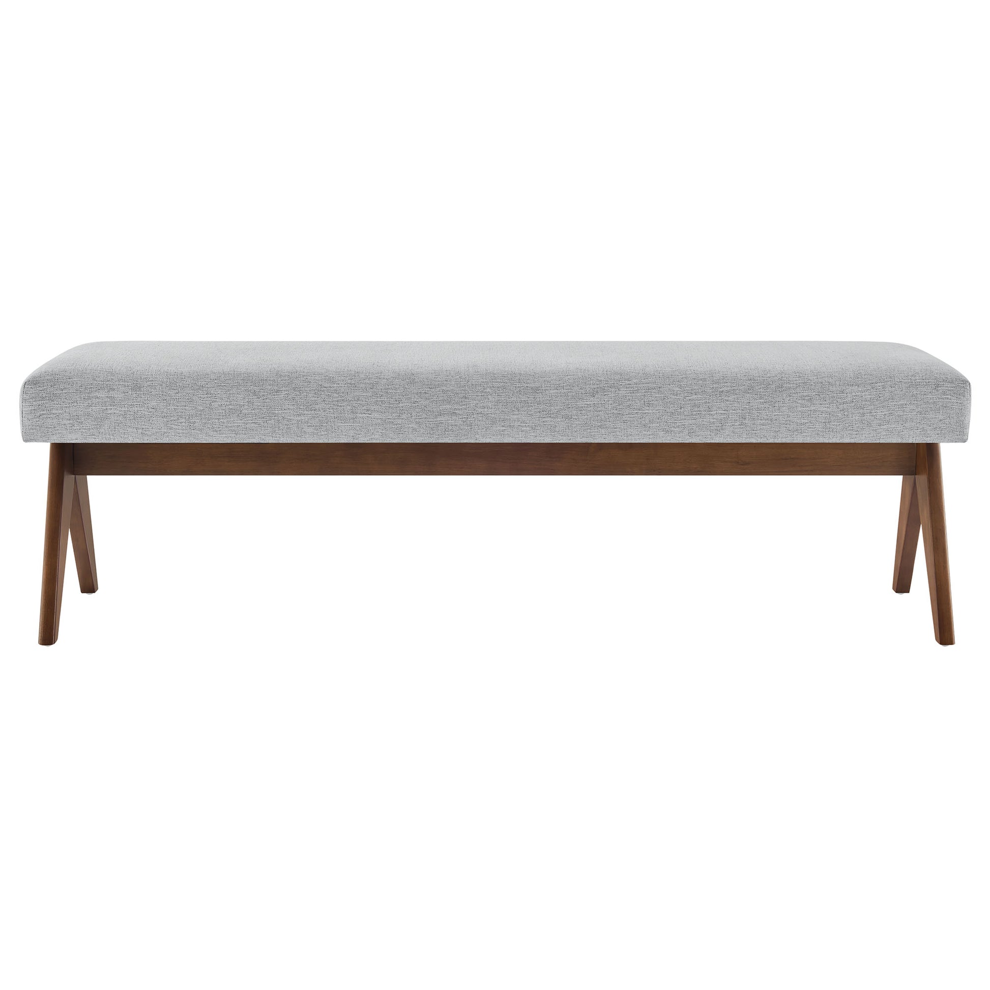 Lyra 63" Fabric Upholstered Bench by Modway - Best Buy Furniture