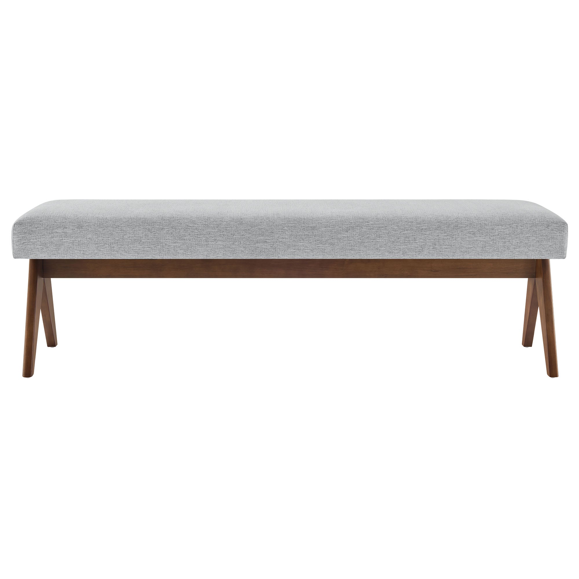 Lyra 63" Fabric Upholstered Bench by Modway - Best Buy Furniture