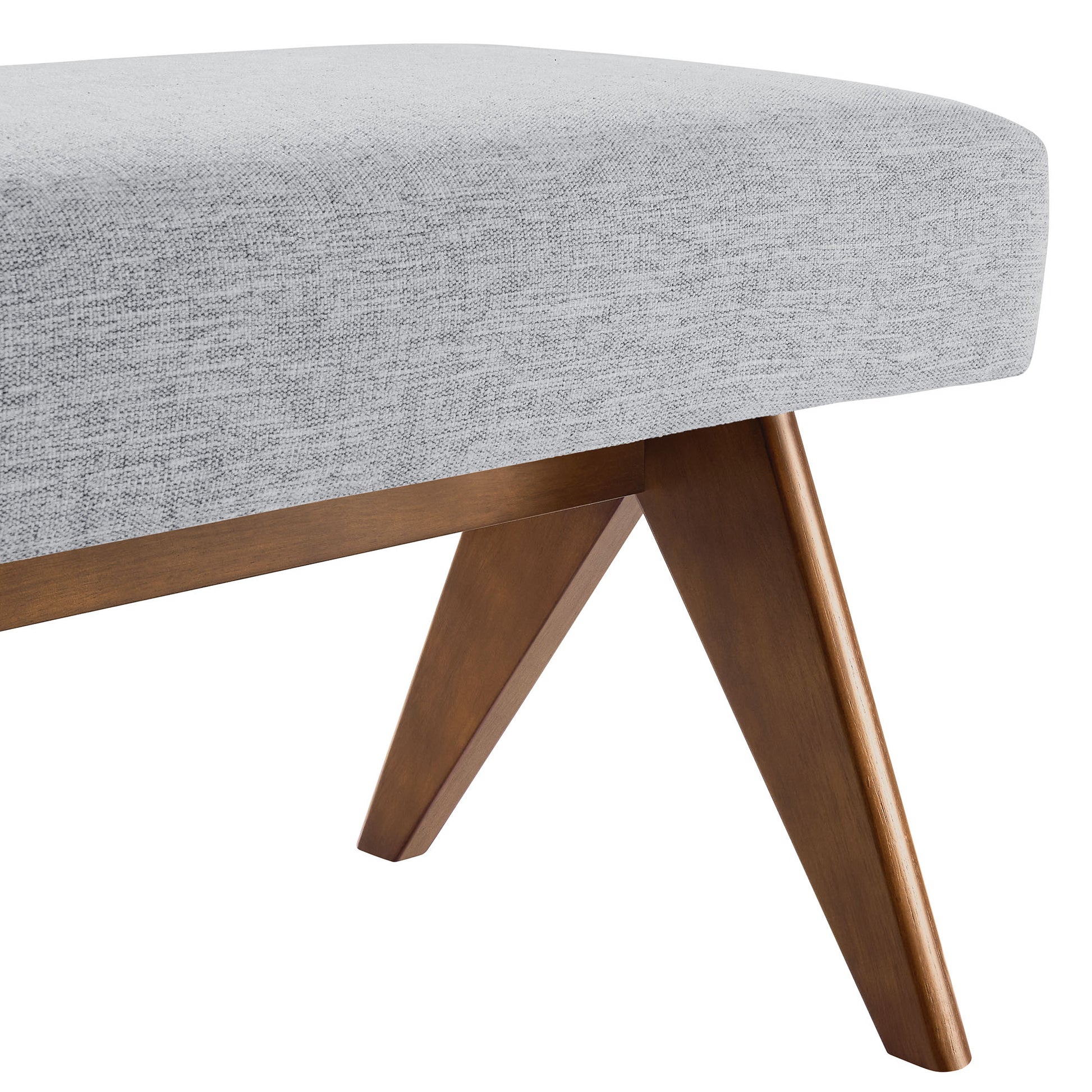 Lyra 63" Fabric Upholstered Bench by Modway - Best Buy Furniture