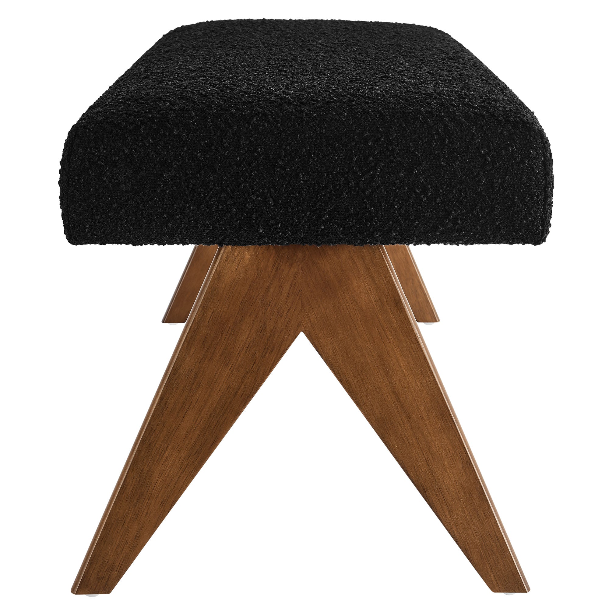 Lyra 63" Boucle Upholstered Bench by Modway - Best Buy Furniture