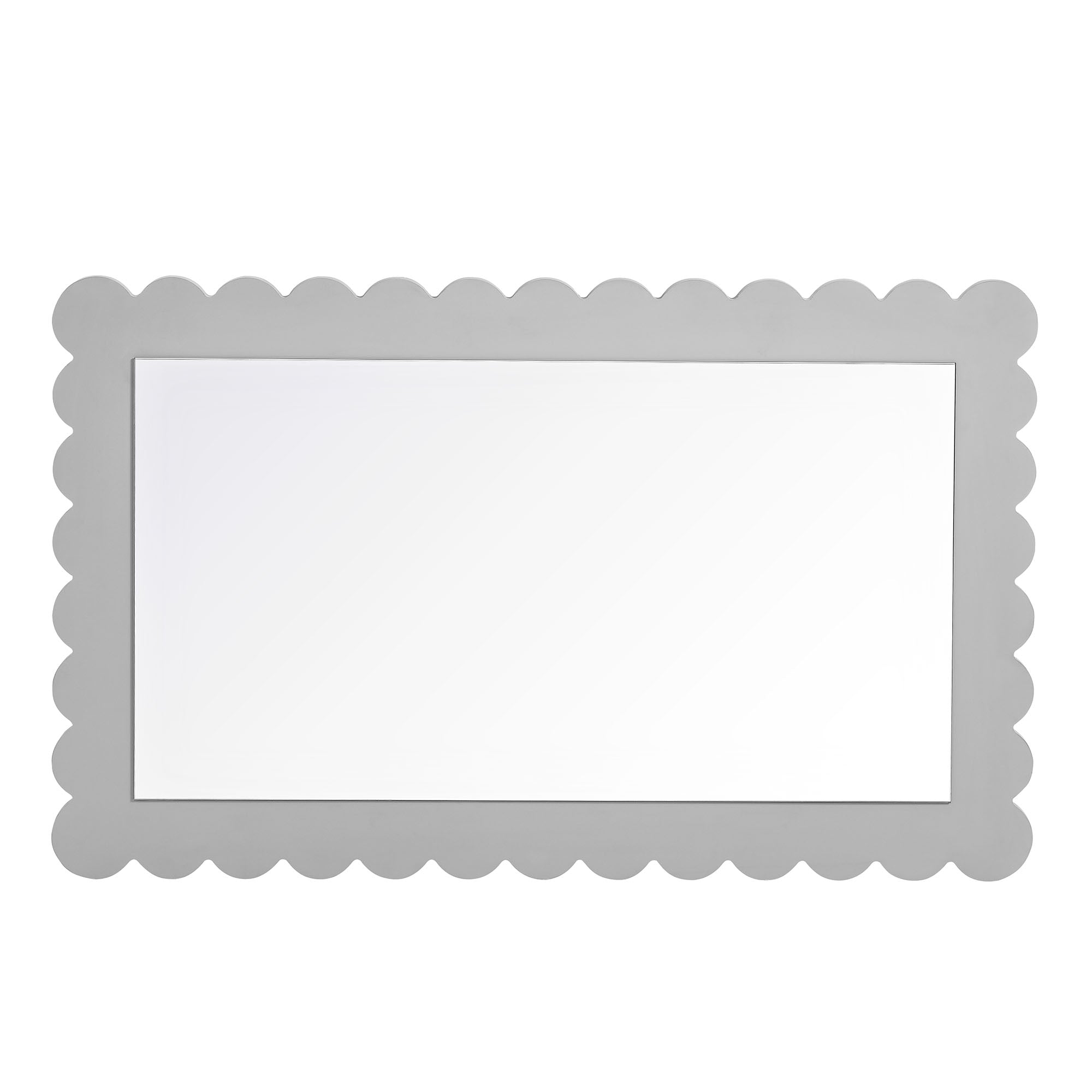 Emmeline Scalloped Rectangle Wall Mirror by Modway - Best Buy Furniture