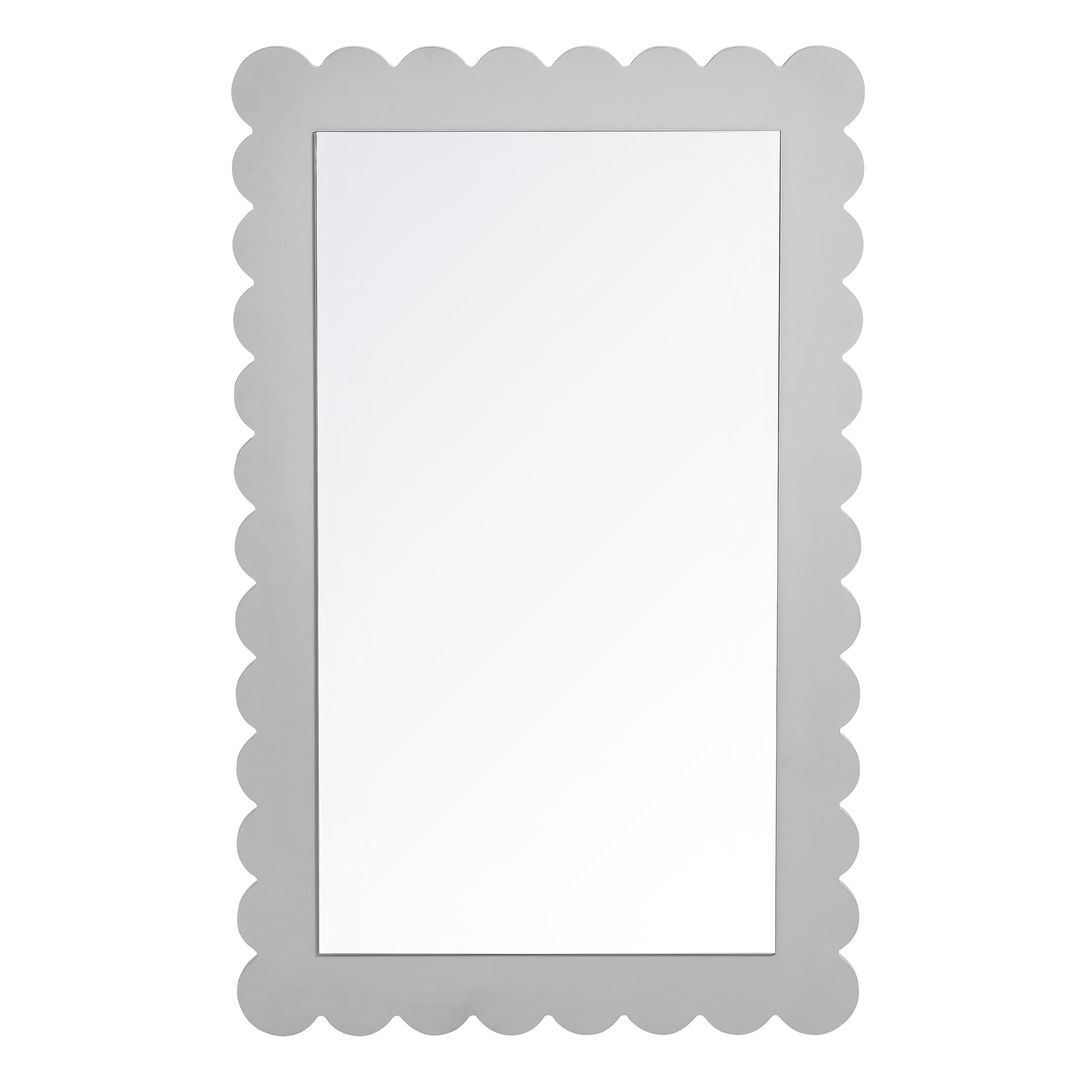 Emmeline Scalloped Rectangle Wall Mirror by Modway - Best Buy Furniture