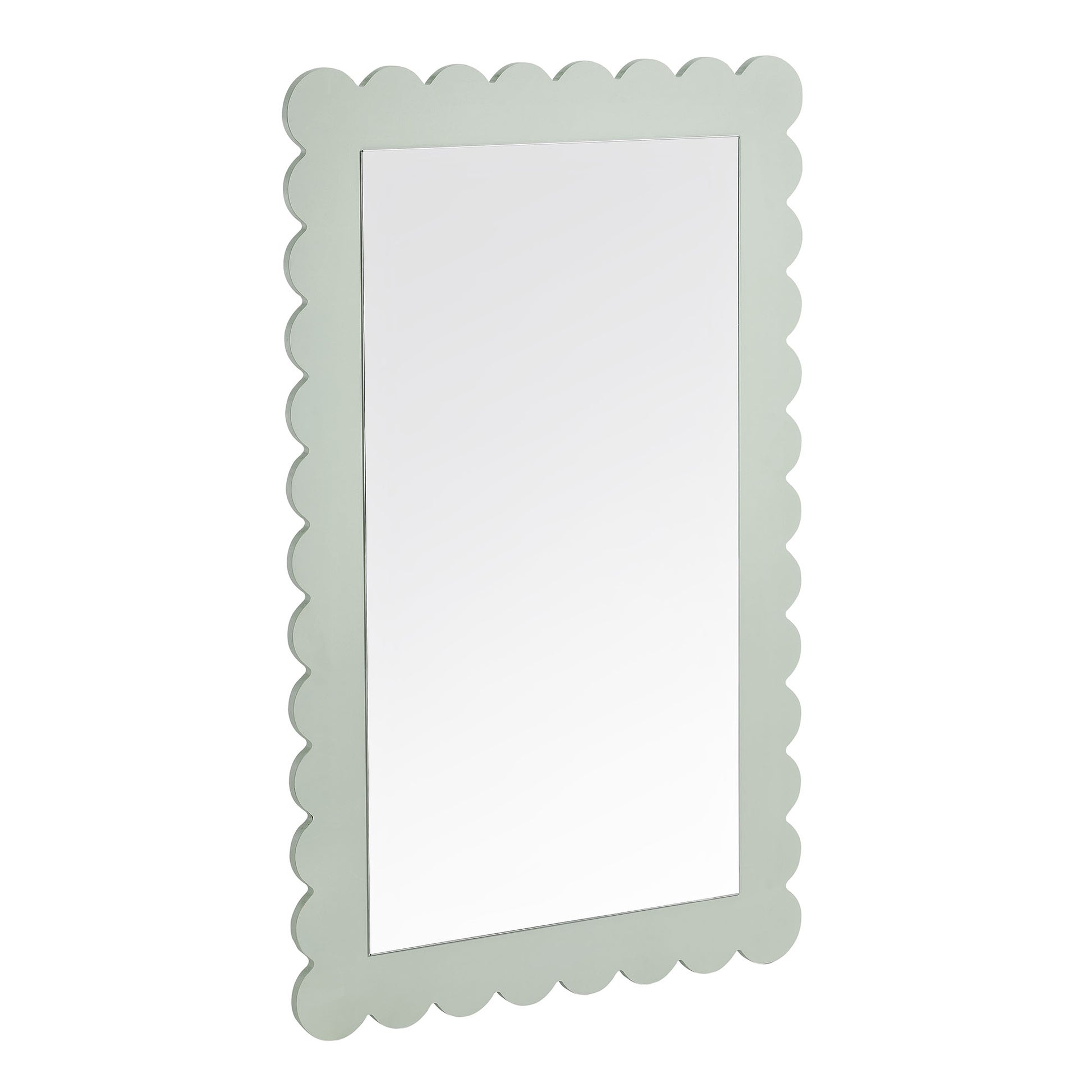 Emmeline Scalloped Rectangle Wall Mirror by Modway - Best Buy Furniture