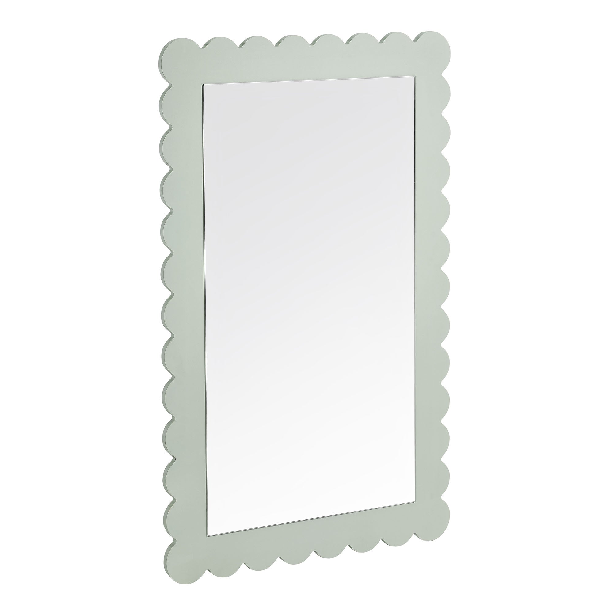 Emmeline Scalloped Rectangle Wall Mirror by Modway - Best Buy Furniture
