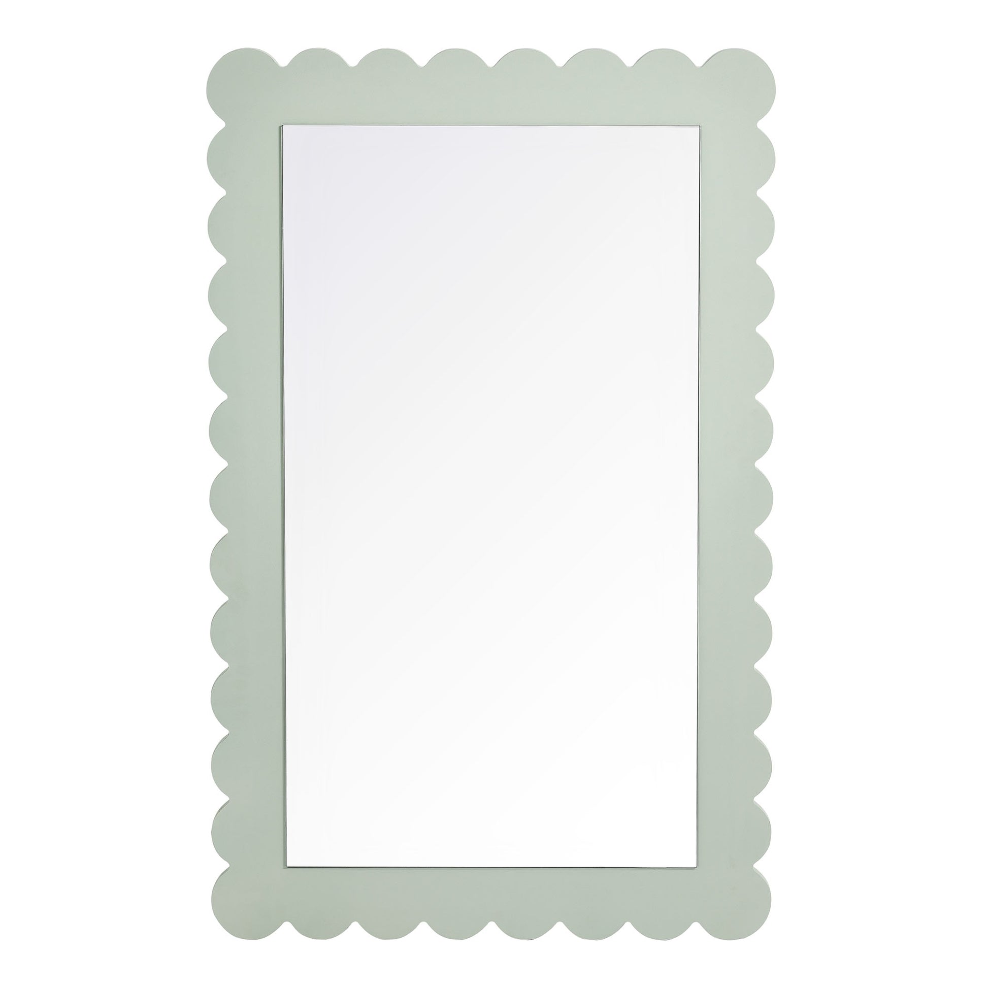 Emmeline Scalloped Rectangle Wall Mirror by Modway - Best Buy Furniture