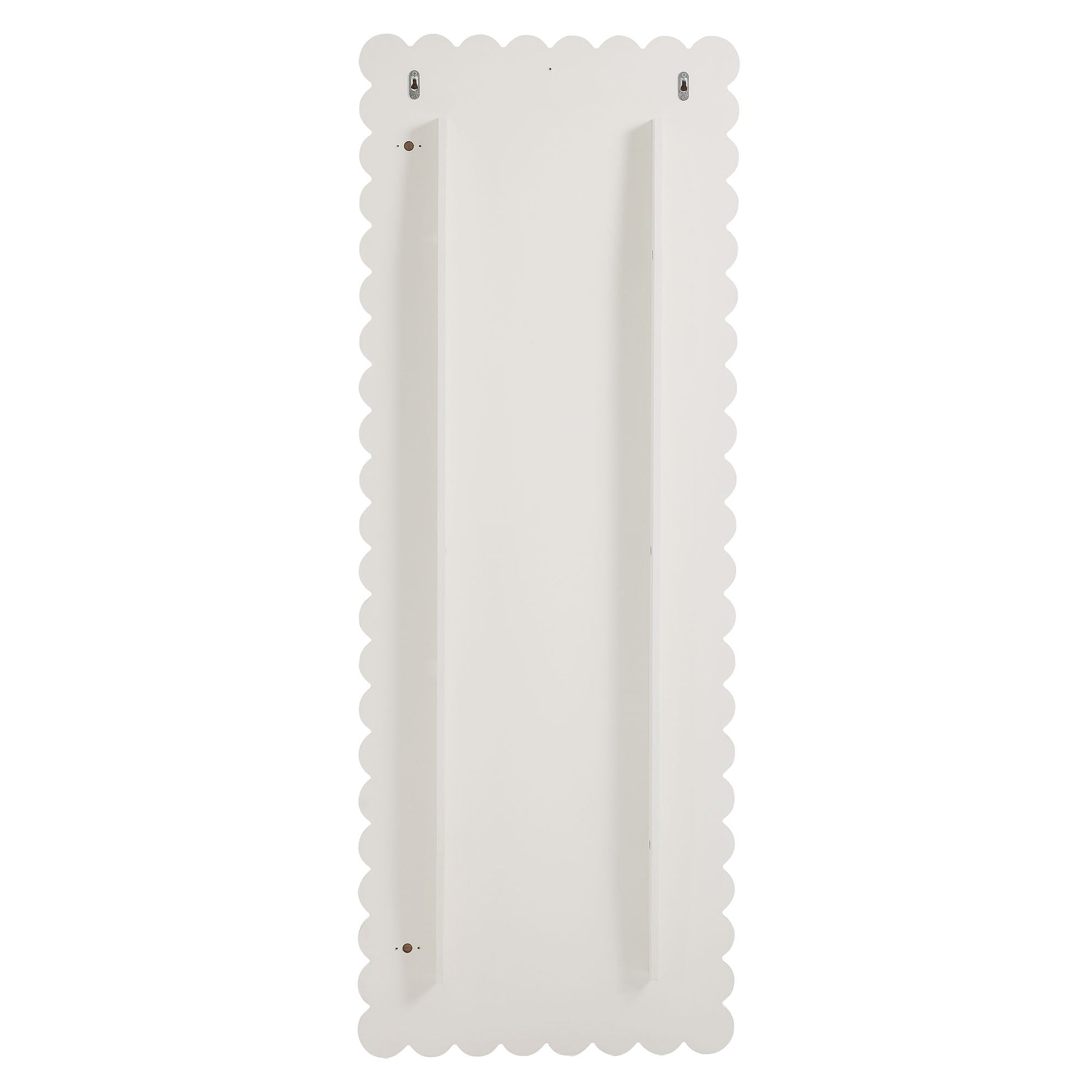 Emmeline Scalloped Rectangle Floor Mirror by Modway - Best Buy Furniture