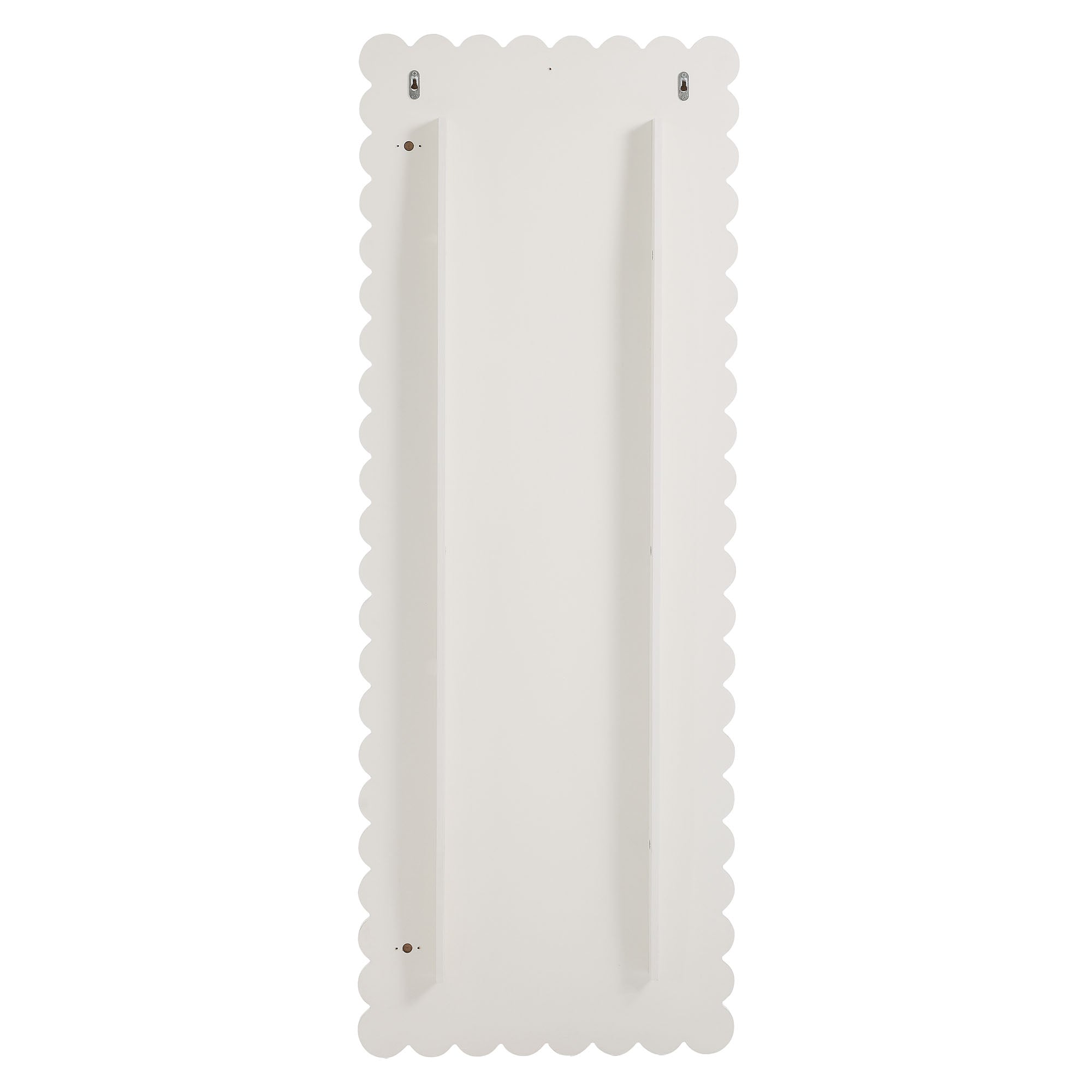 Emmeline Scalloped Rectangle Floor Mirror by Modway - Best Buy Furniture