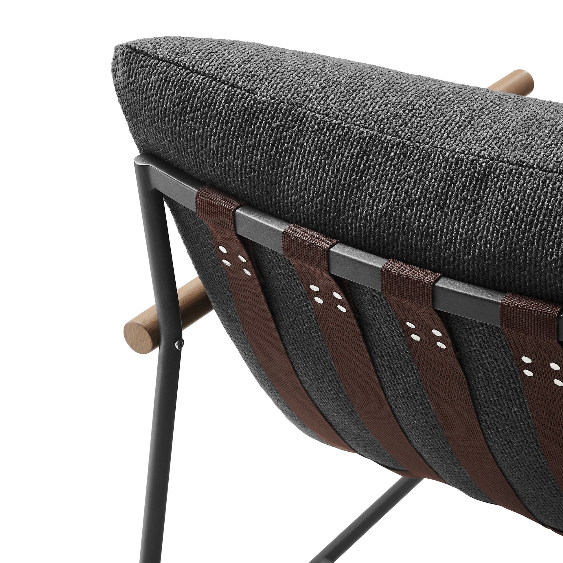 Raya Outdoor Patio Boucle Lounge Chair and Ottoman by Modway - Best Buy Furniture