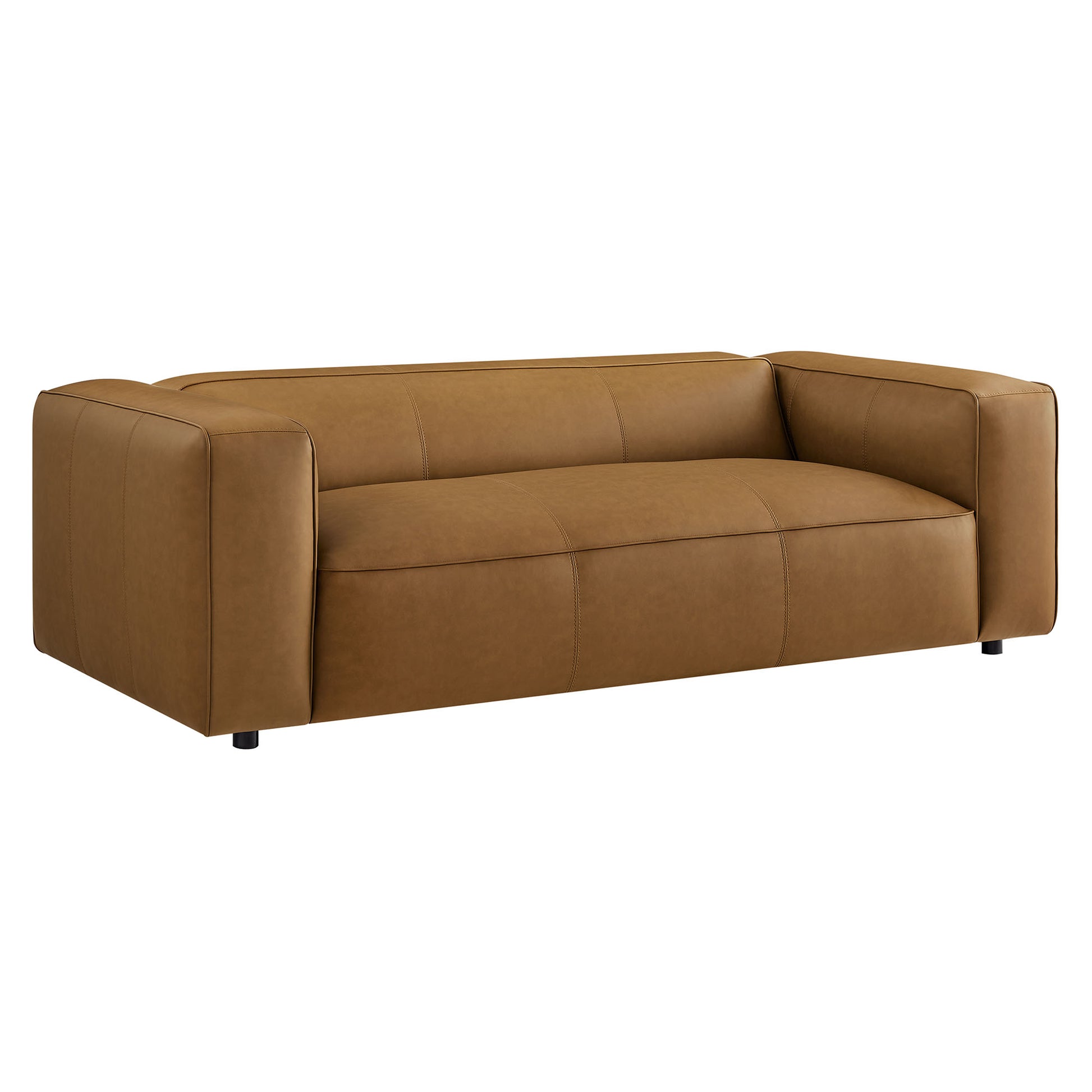 Auren Upholstered Vegan Leather Sofa by Modway - Best Buy Furniture