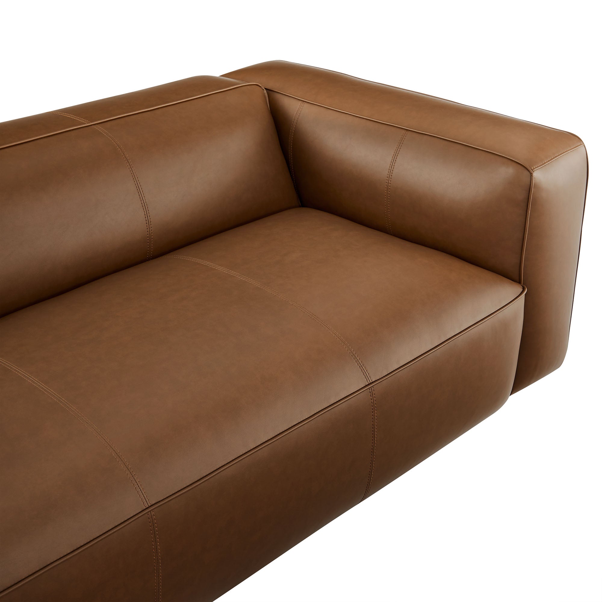 Auren Upholstered Vegan Leather Sofa by Modway - Best Buy Furniture