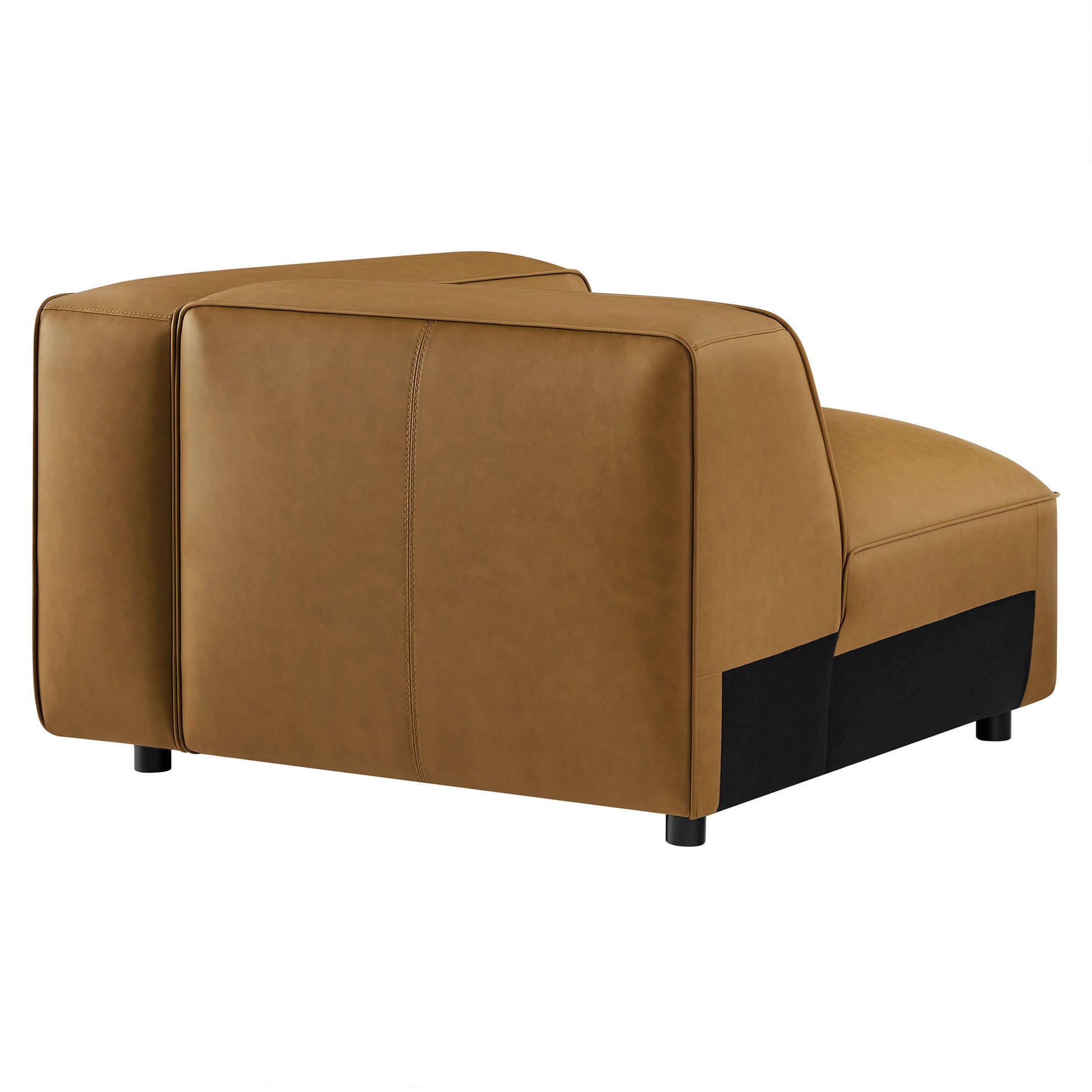 Auren Upholstered Vegan Leather Modular Right Armchair by Modway - Best Buy Furniture