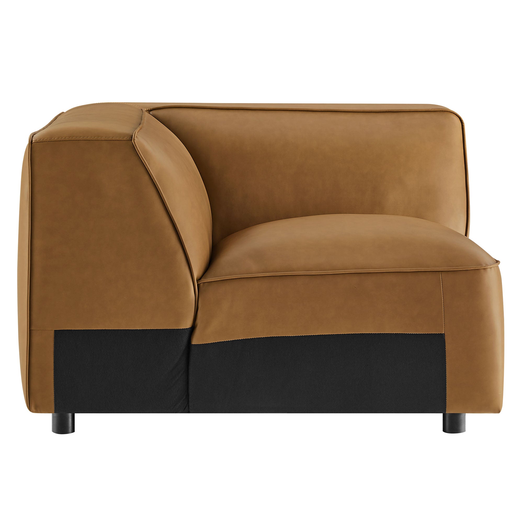 Auren Upholstered Vegan Leather Modular Corner Chair by Modway - Best Buy Furniture