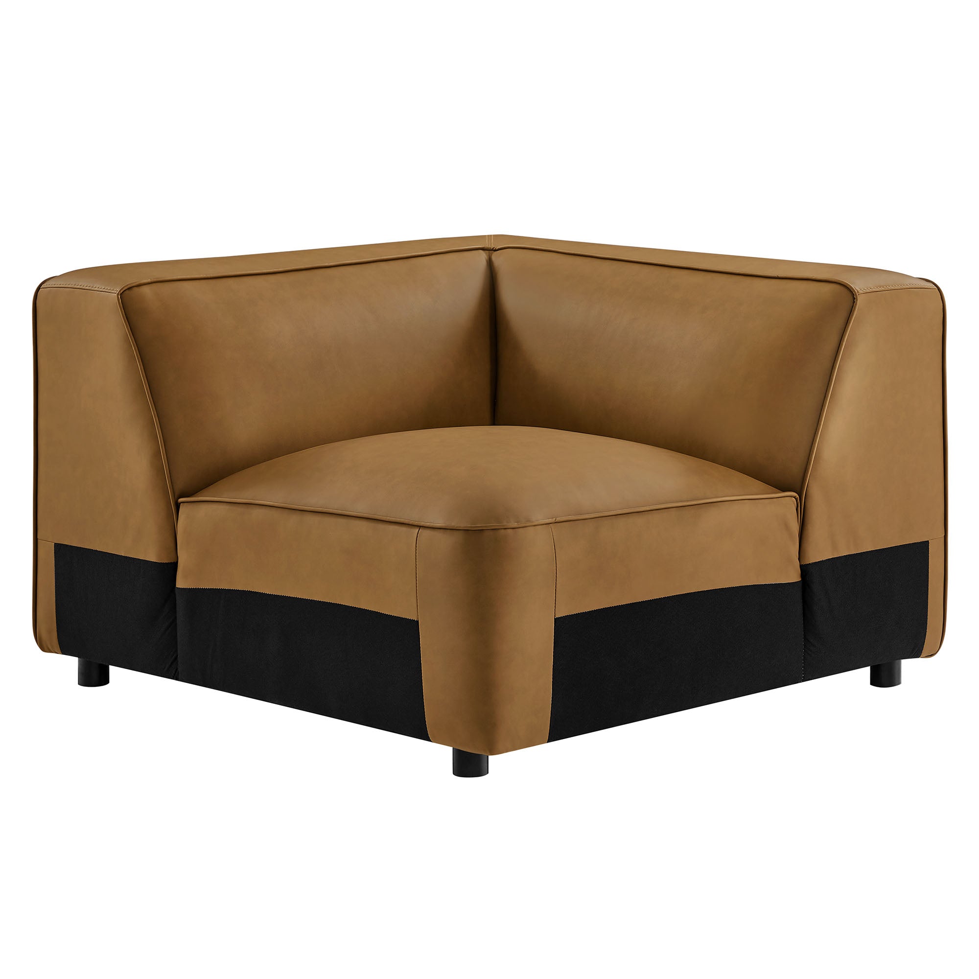 Auren Upholstered Vegan Leather Modular Corner Chair by Modway - Best Buy Furniture