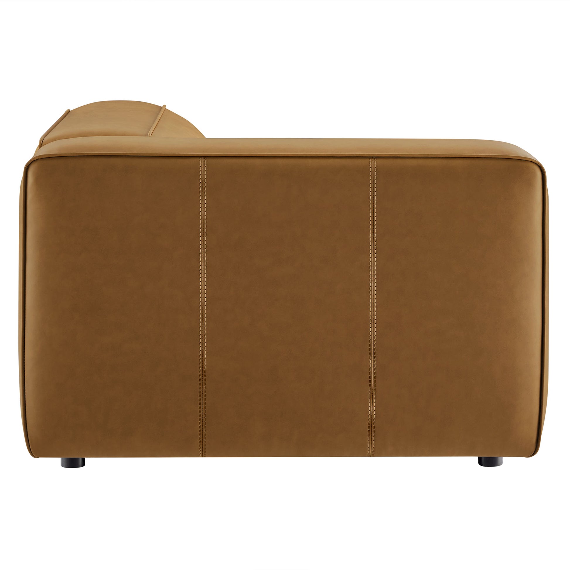 Auren Upholstered Vegan Leather Modular Left Armchair by Modway - Best Buy Furniture