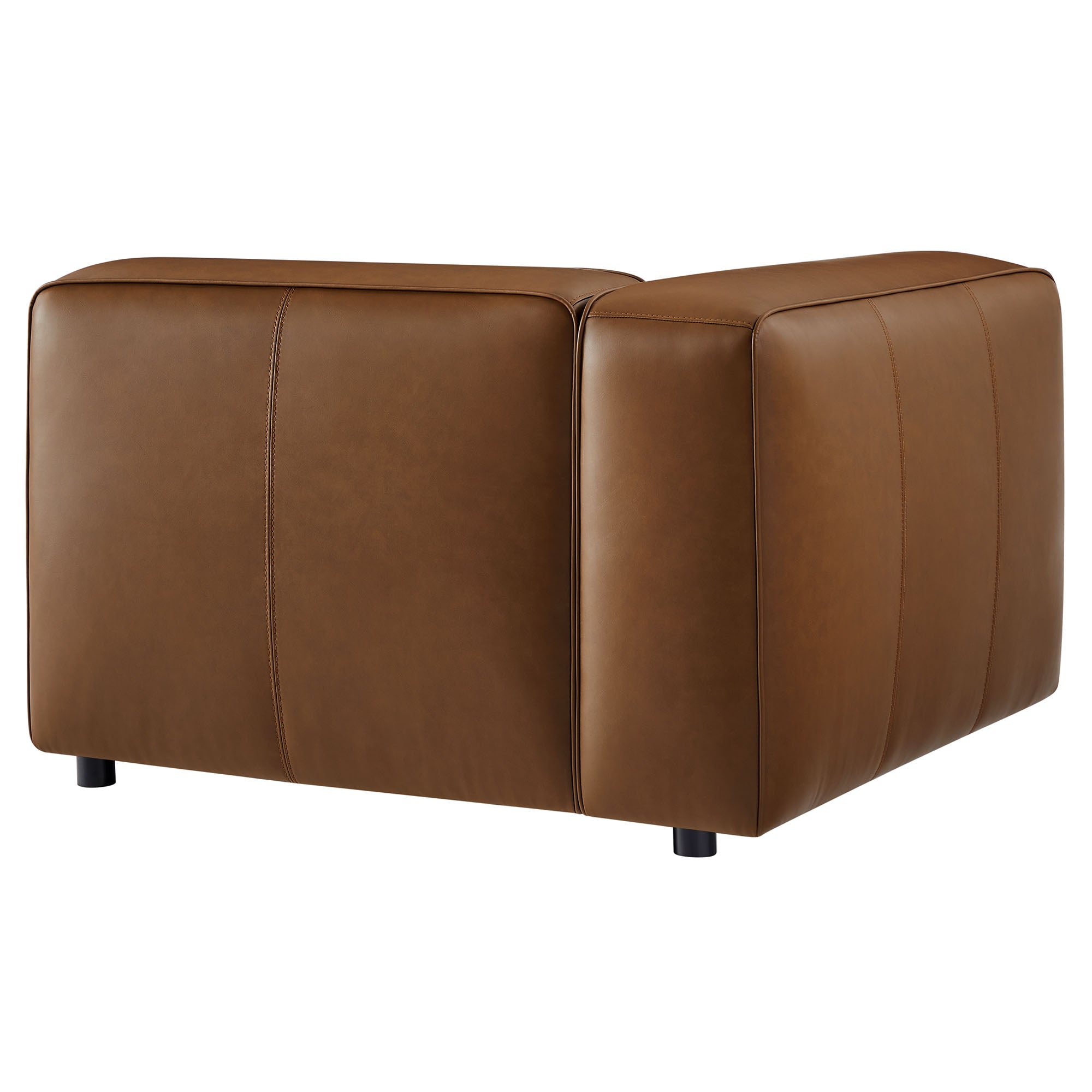 Auren Upholstered Vegan Leather Modular Left Armchair by Modway - Best Buy Furniture