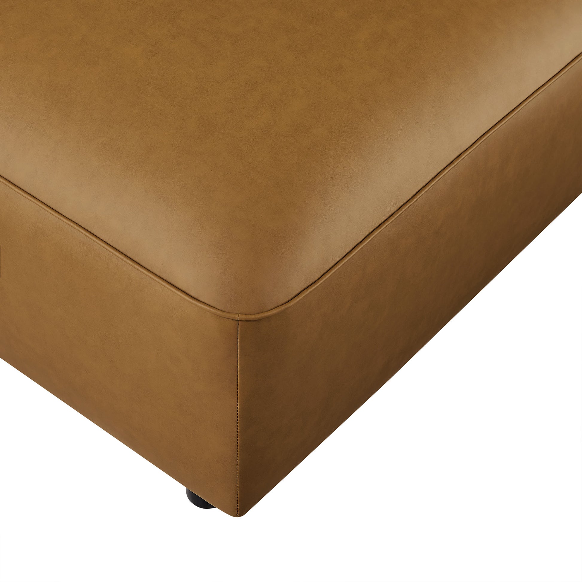 Auren Upholstered Vegan Leather Ottoman by Modway - Best Buy Furniture
