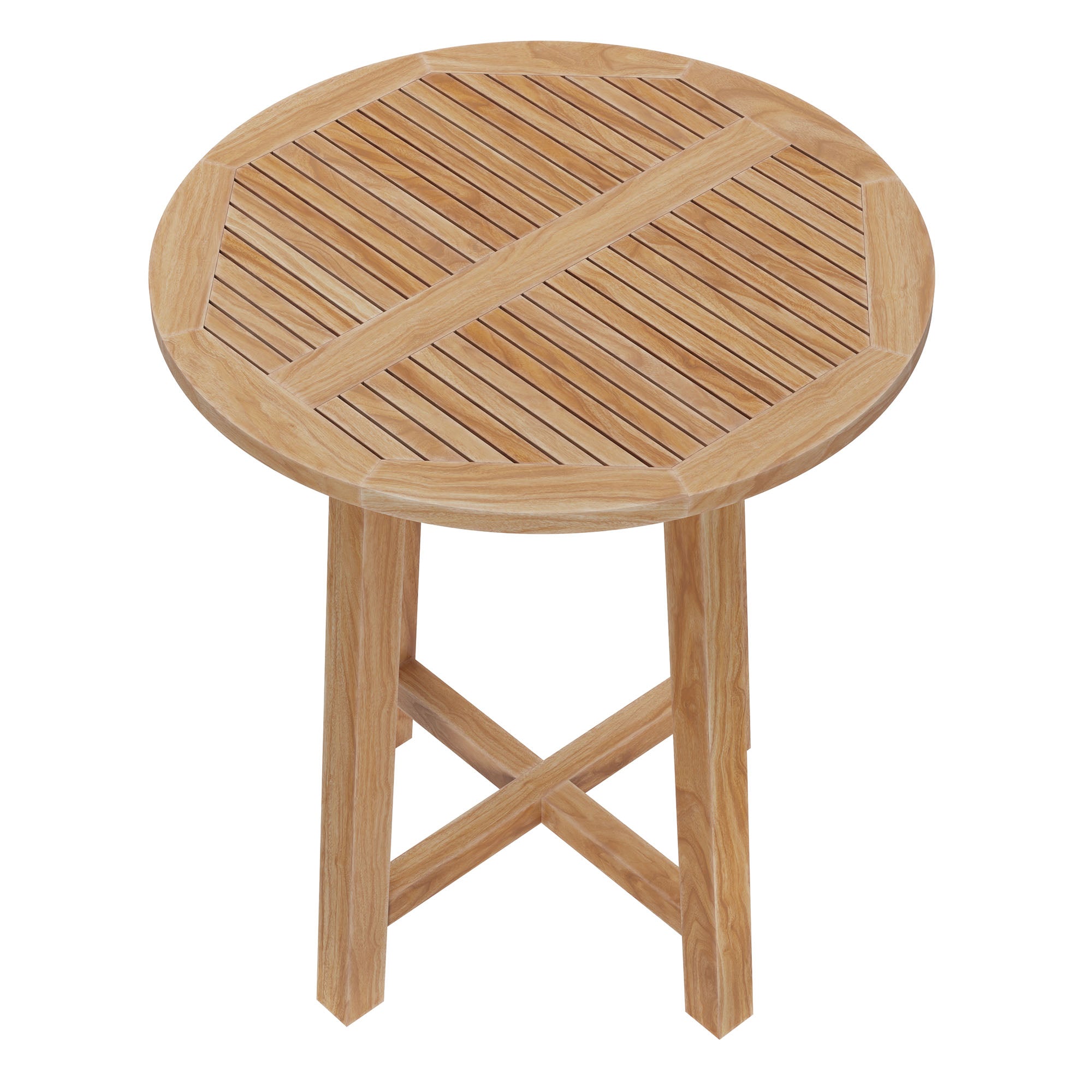 Wellspring 36" Outdoor Patio Teak Wood Bar Table by Modway - Best Buy Furniture