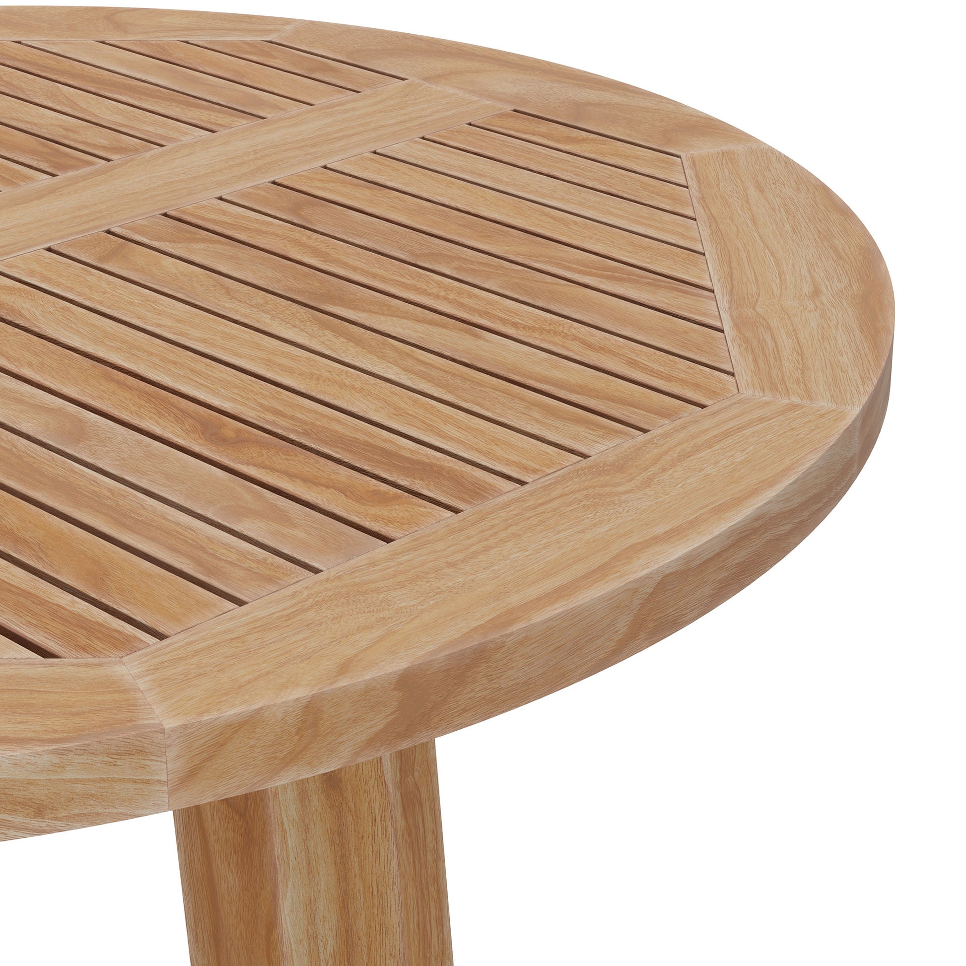 Wellspring 36" Outdoor Patio Teak Wood Bar Table by Modway - Best Buy Furniture