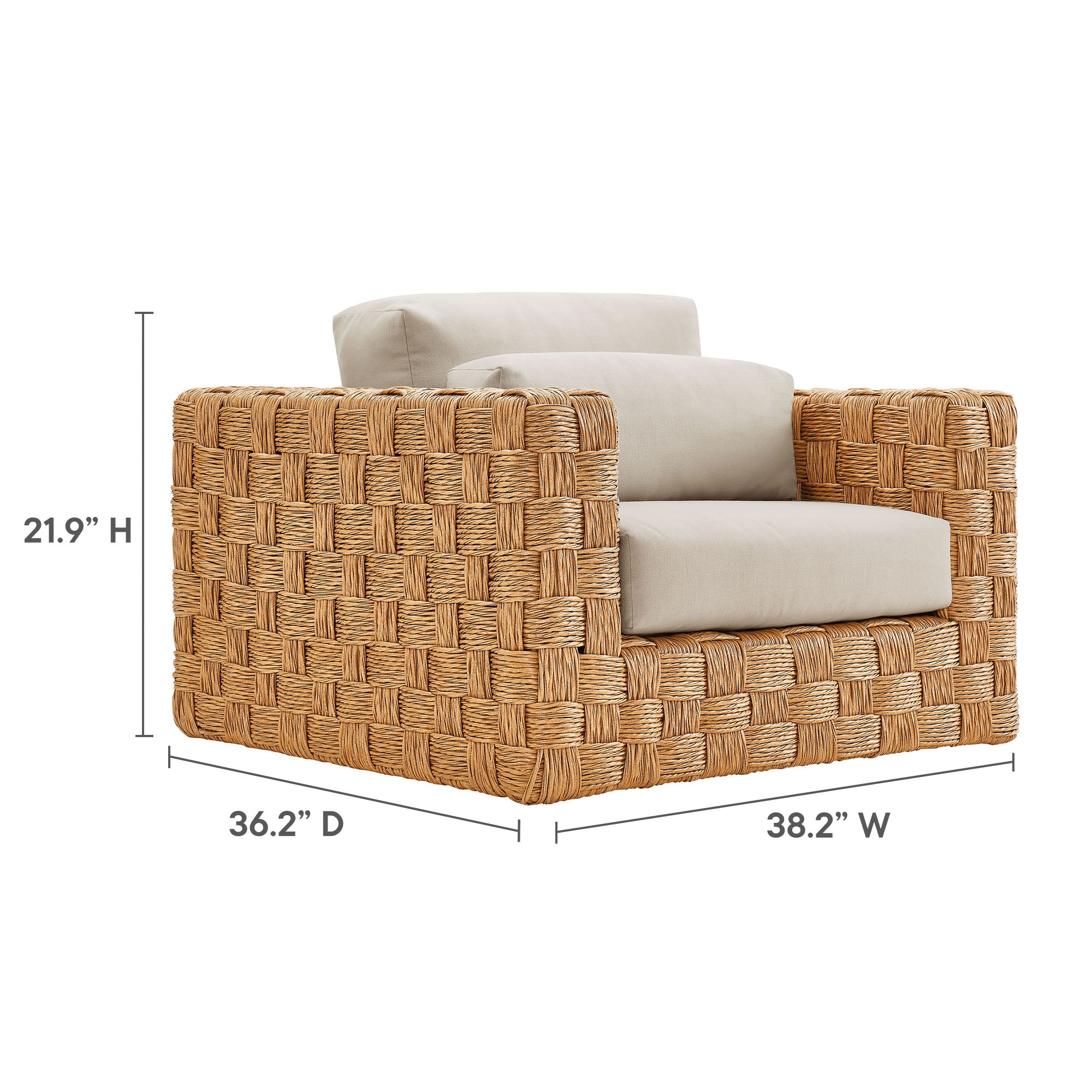 Thames 4-Piece Outdoor Patio Wicker Outdoor Patio Rattan Furniture Set by Modway - Best Buy Furniture