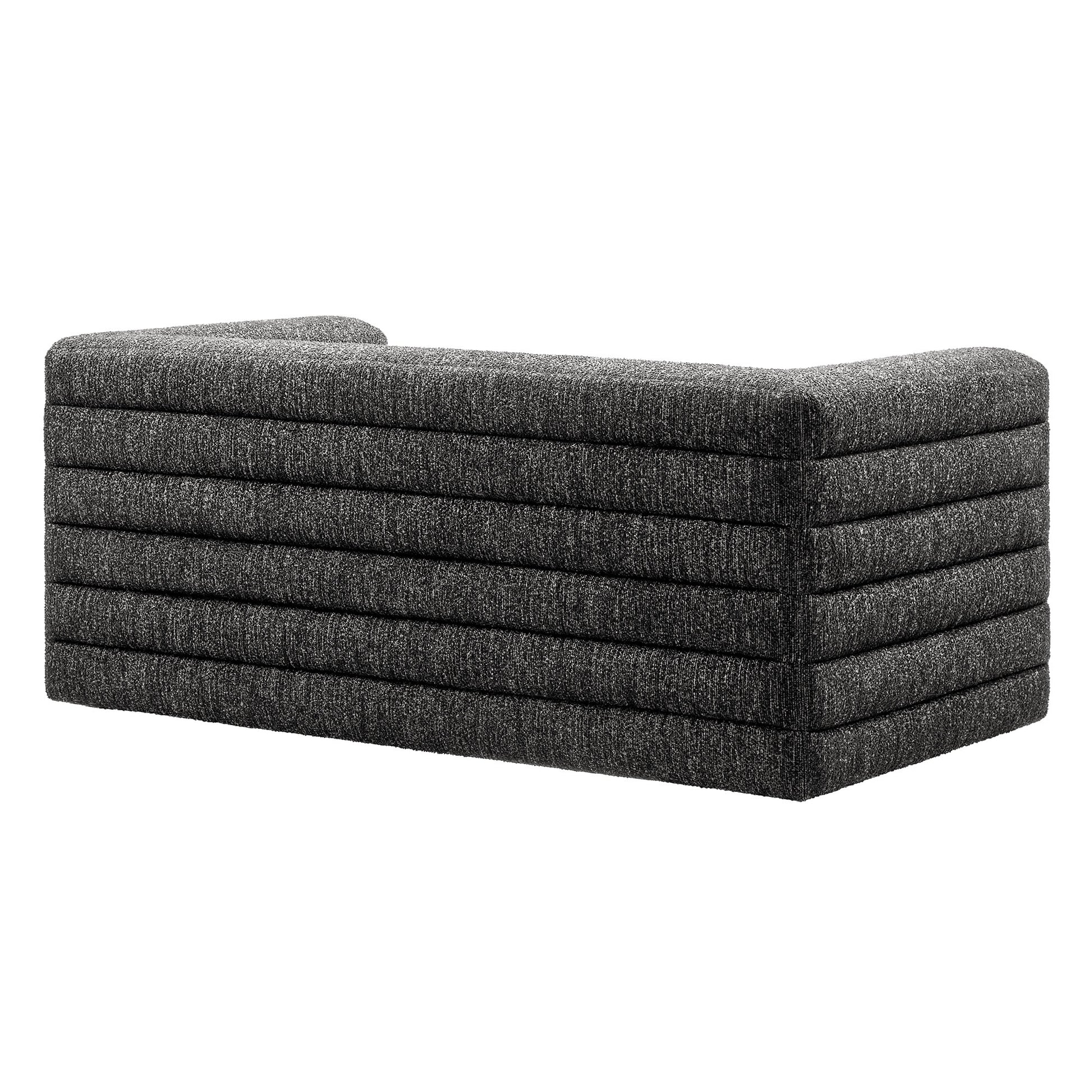 Relle Channel Tufted Boucle Upholstered Loveseat by Modway - Best Buy Furniture